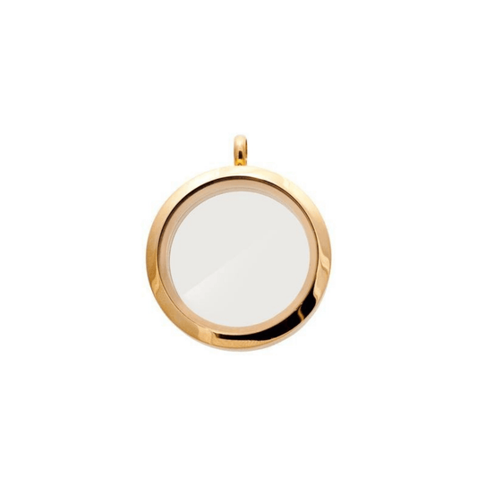 Memory Locket Gold - Medium - The Little Jewellery Company