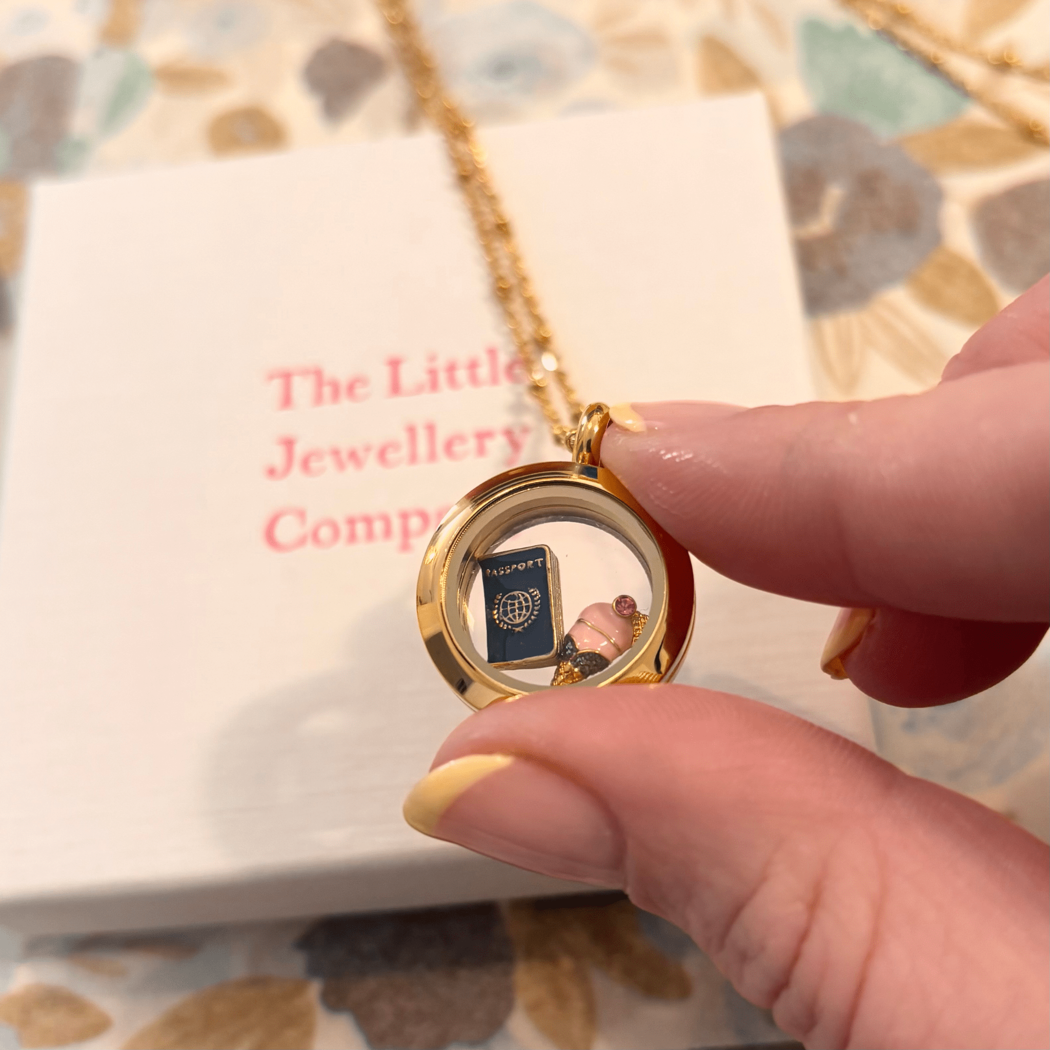 Memory Locket Gold - Small - The Little Jewellery Company