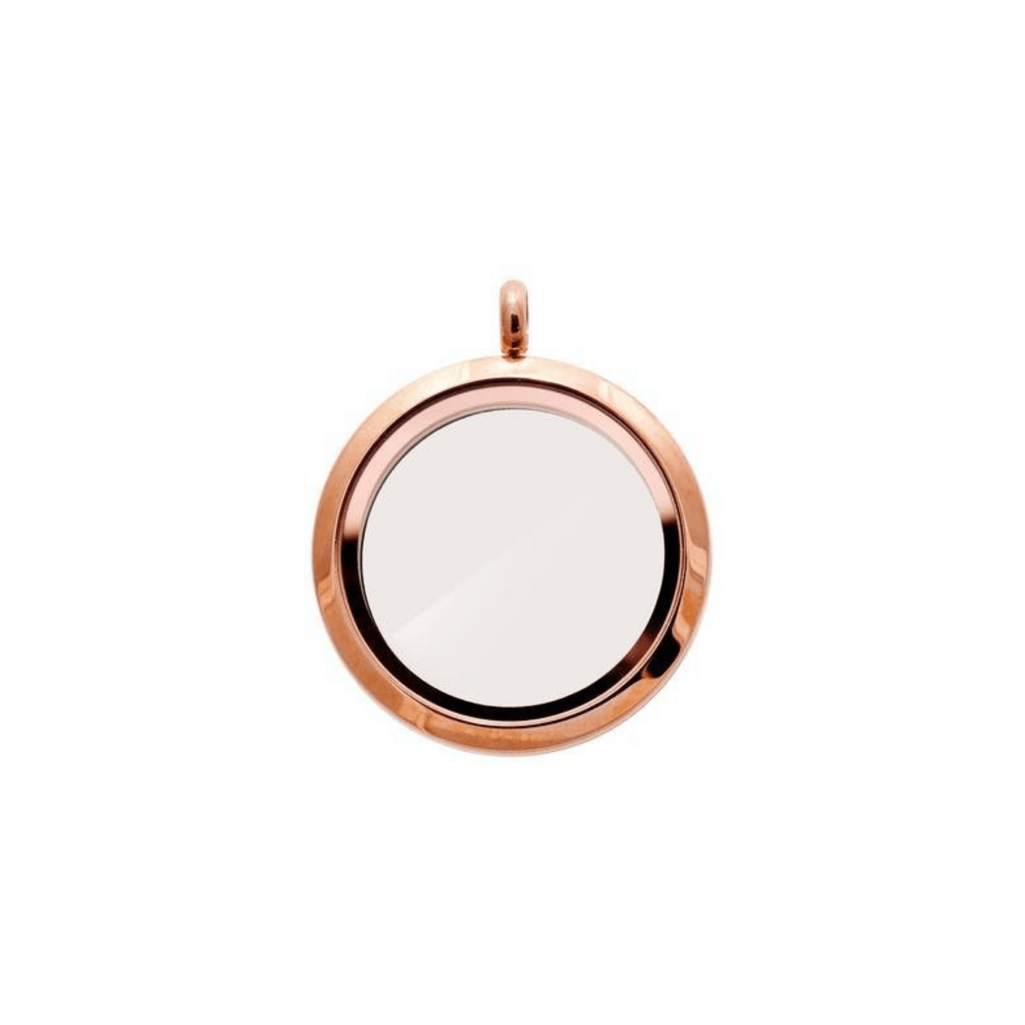 Memory Locket Rose Gold - Medium - The Little Jewellery Company