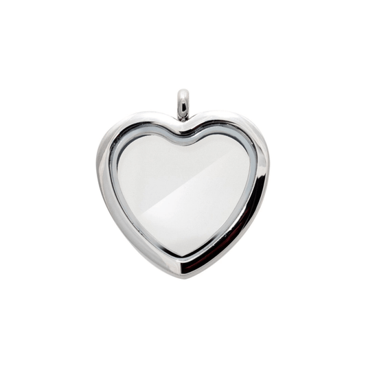 Memory Locket - Silver Heart - The Little Jewellery Company