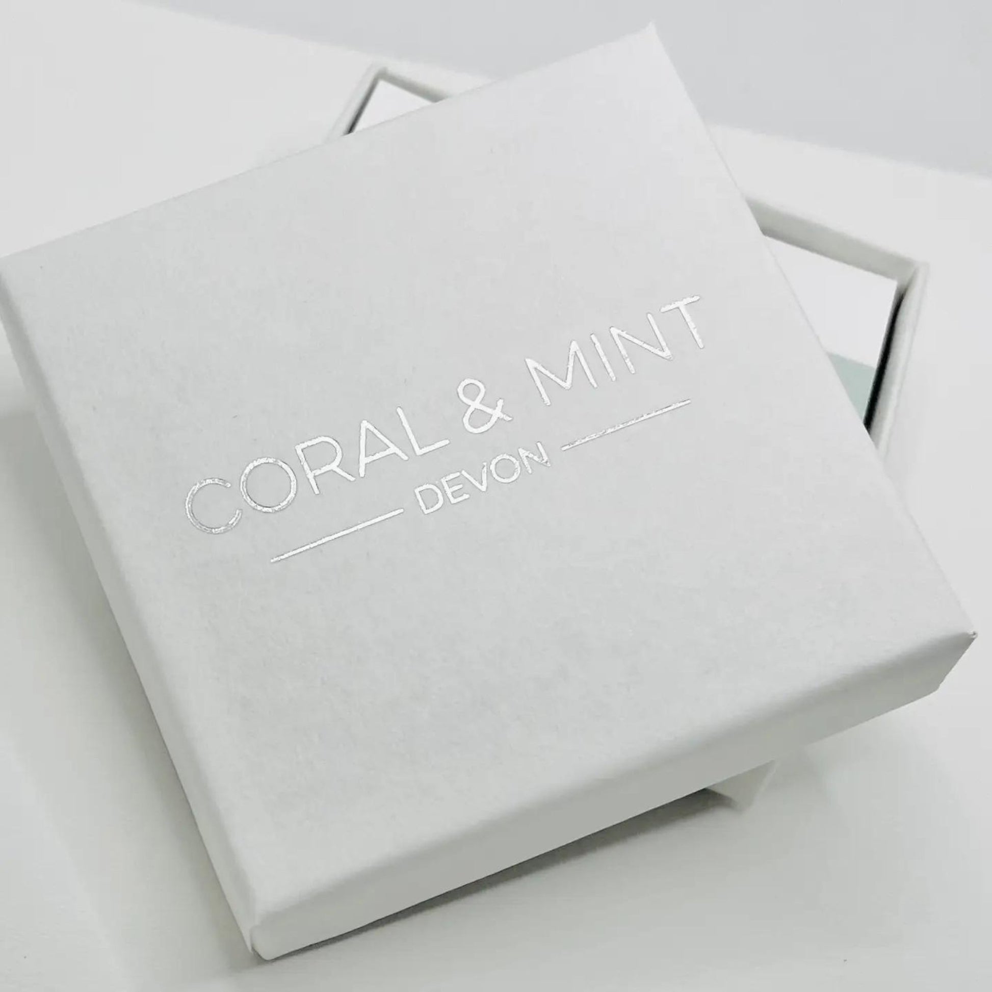 Mini Pastel Coral Enamel Studs - The Little Jewellery Company