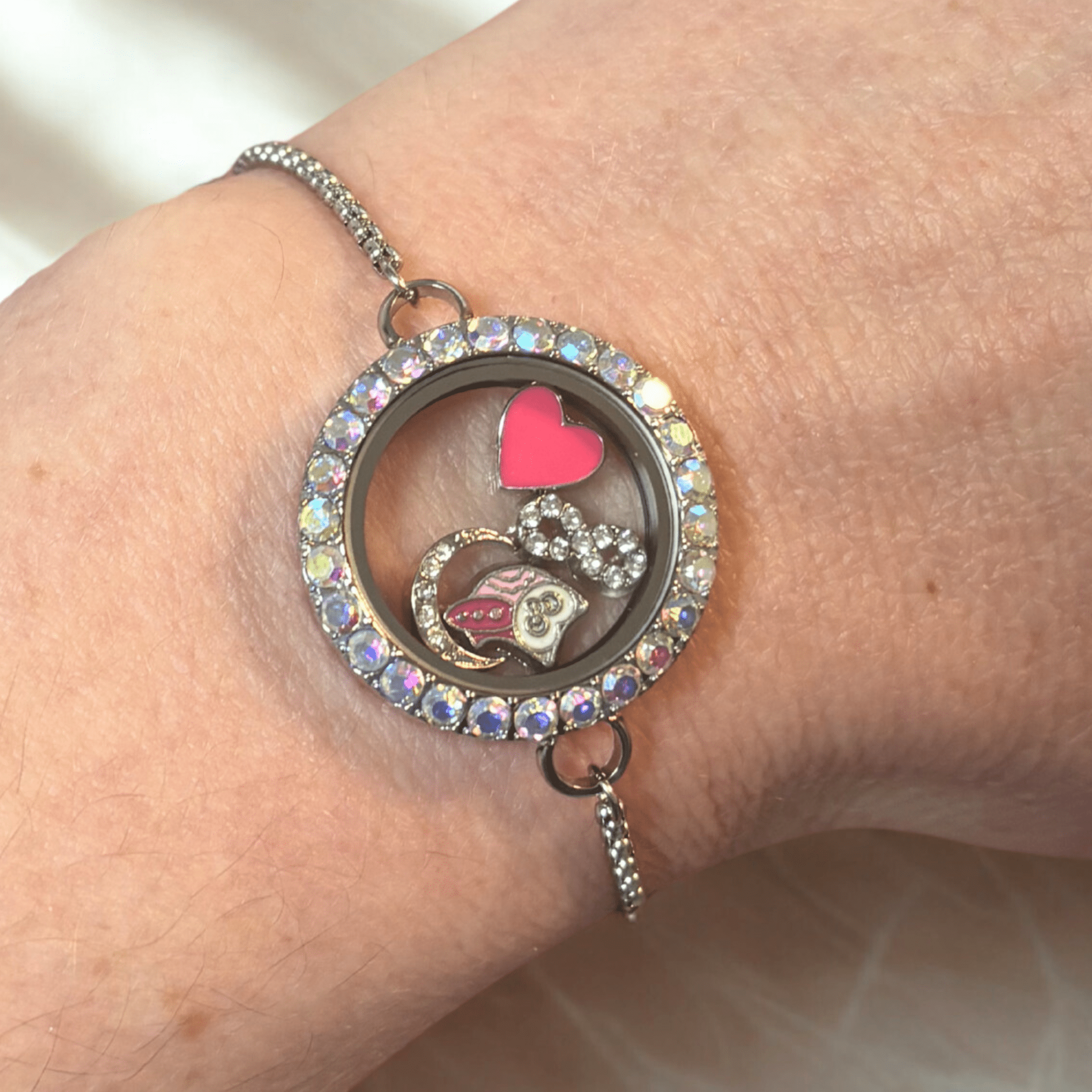 NEW! Aurora Memory Locket Bracelet - Medium - The Little Jewellery Company