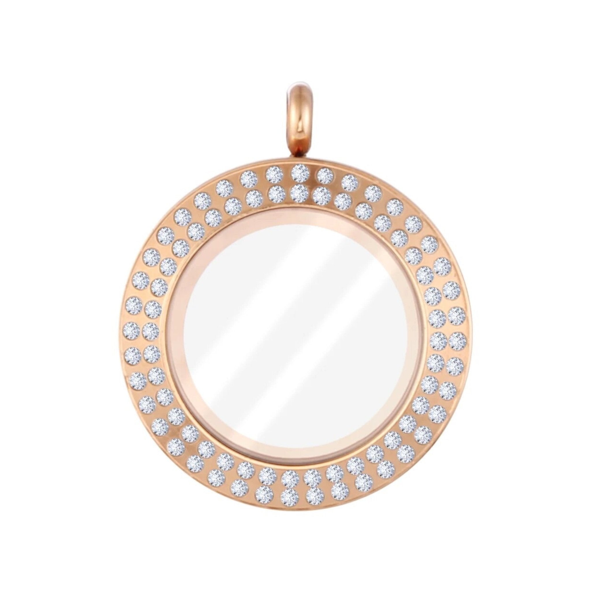 NEW! Limited Edition Memory Locket - Double Rose Gold Crystal