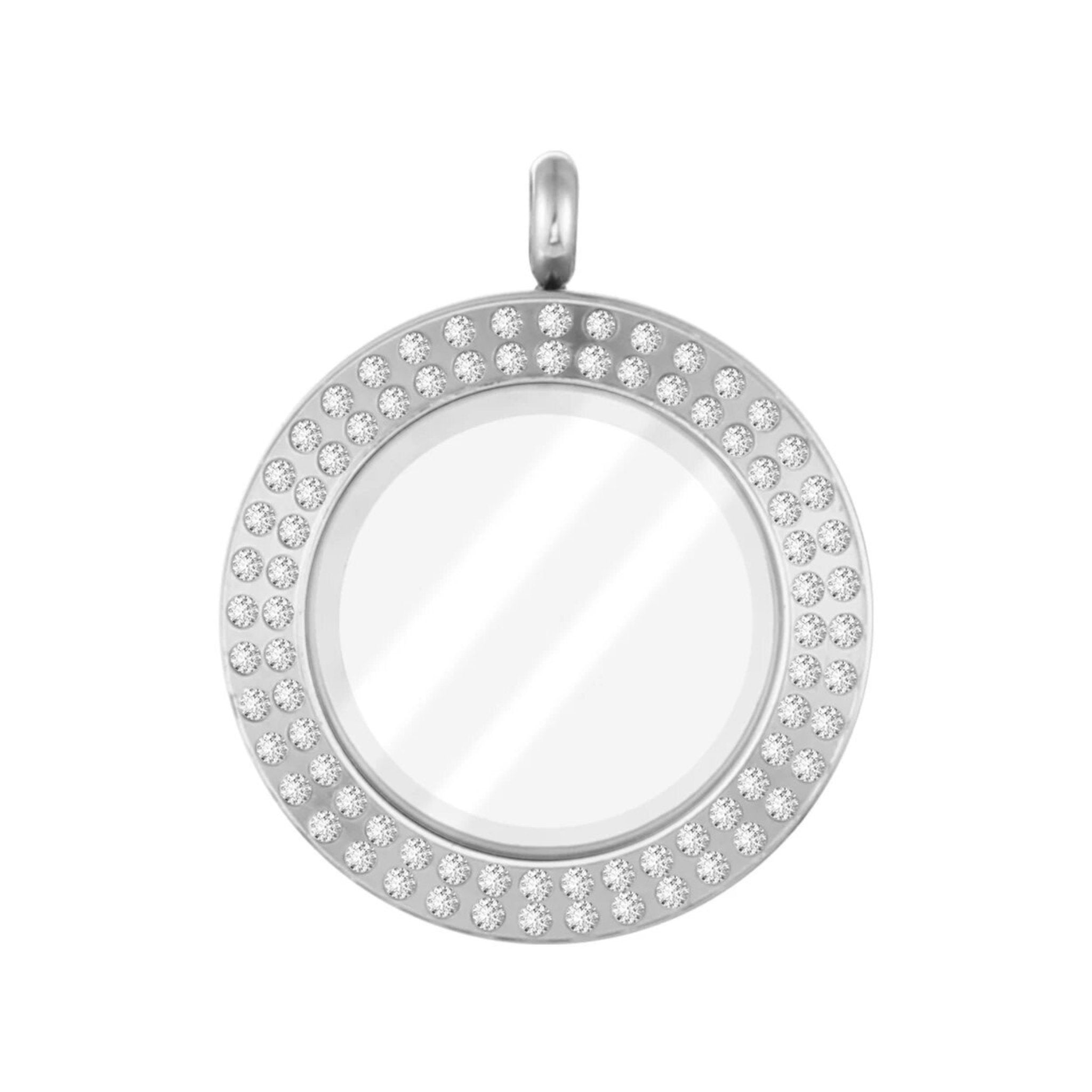 NEW! Limited Edition Memory Locket - Double Silver Crystal