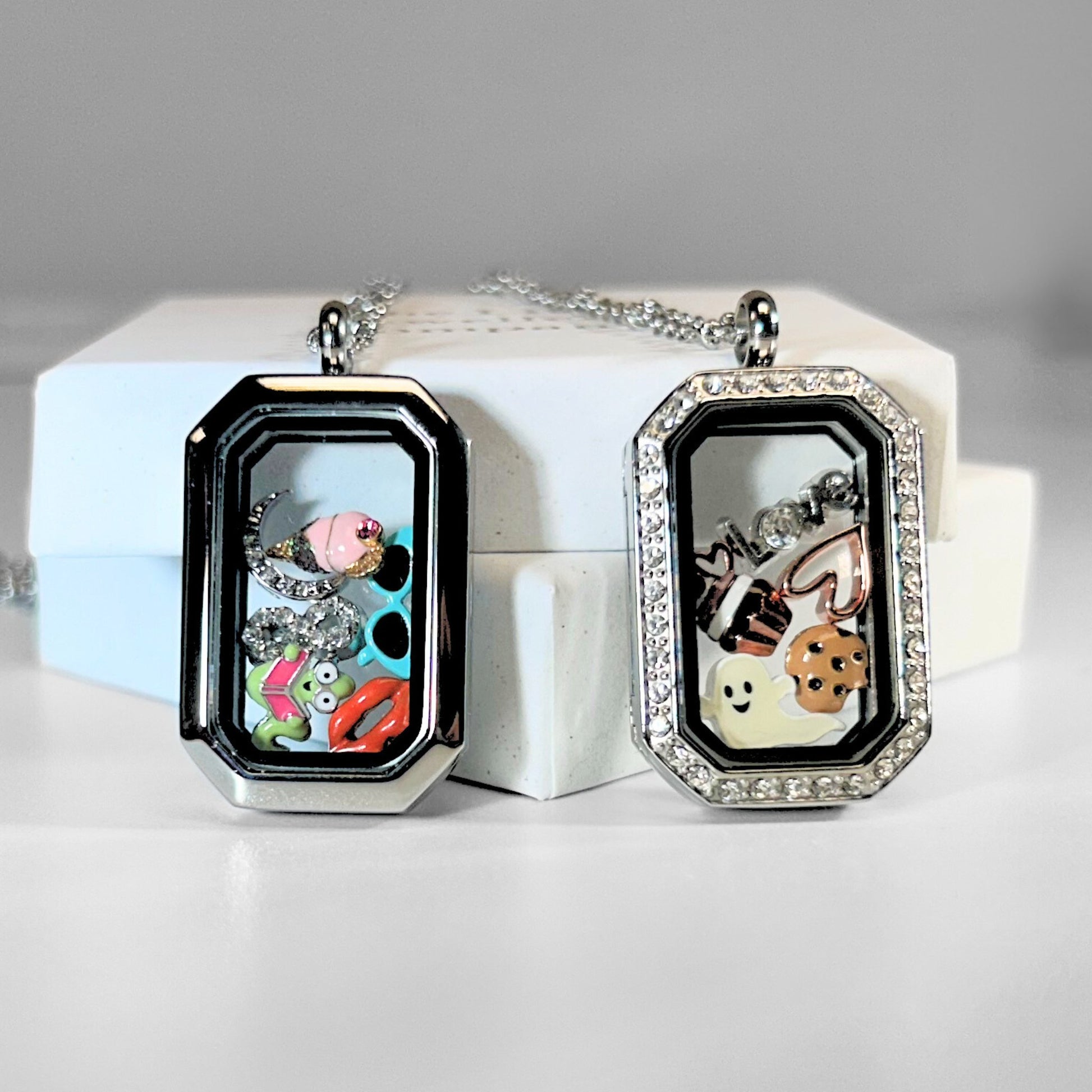 NEW! Limited Edition Memory Locket - Portrait Frame with Crystals - The Little Jewellery Company