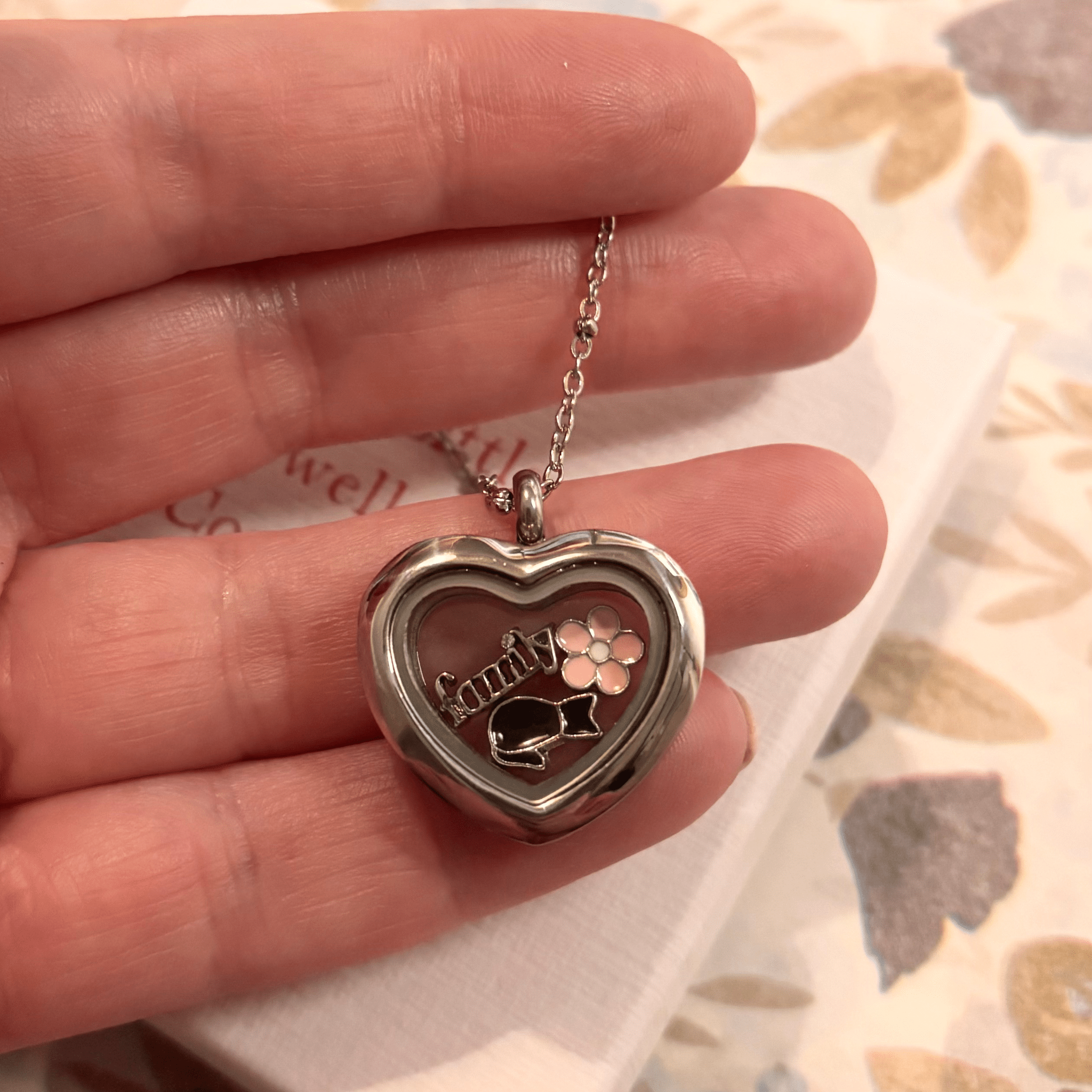 New! Memory Locket - Mini Silver Heart - The Little Jewellery Company