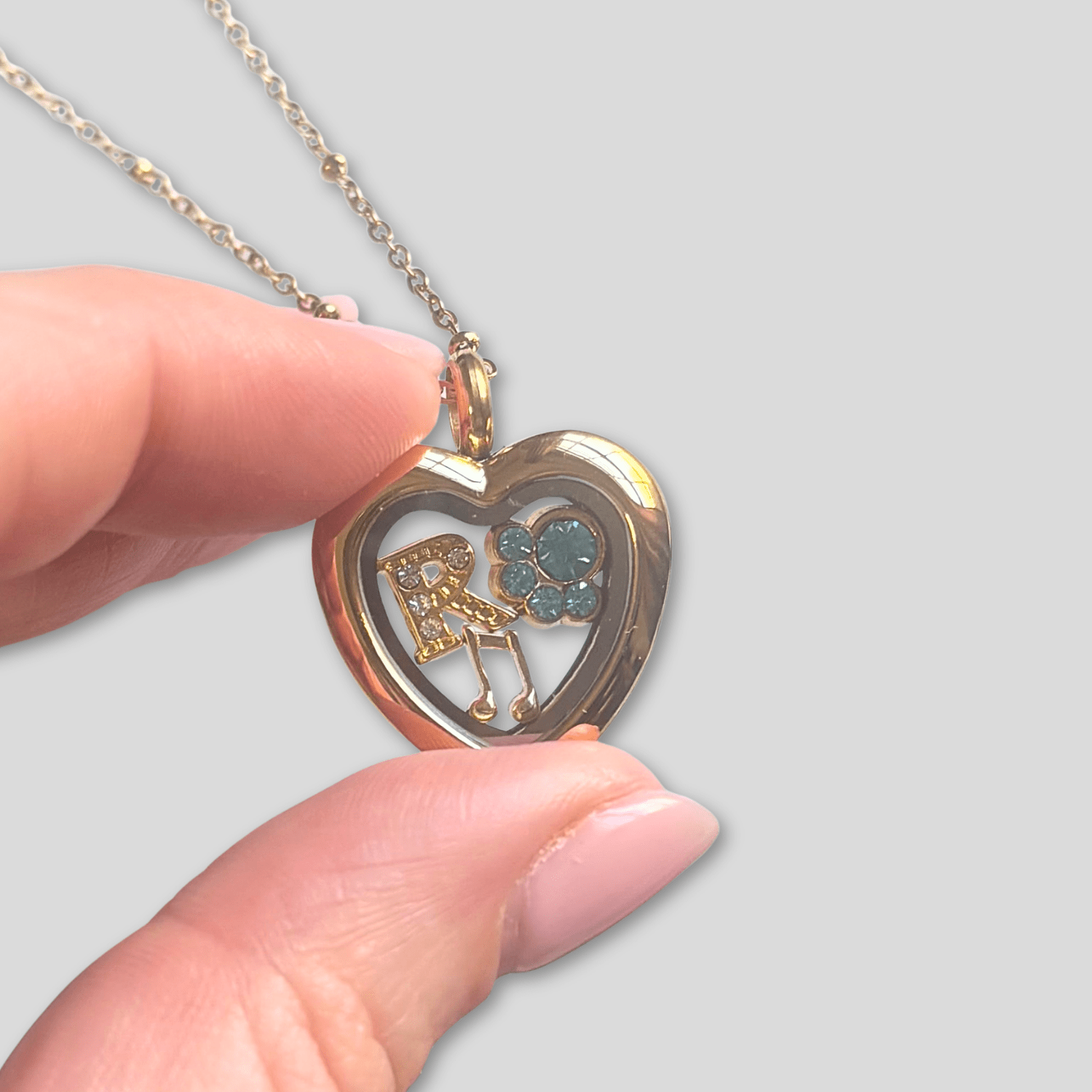 NEW! Petite Gold Heart Memory Locket - The Little Jewellery Company