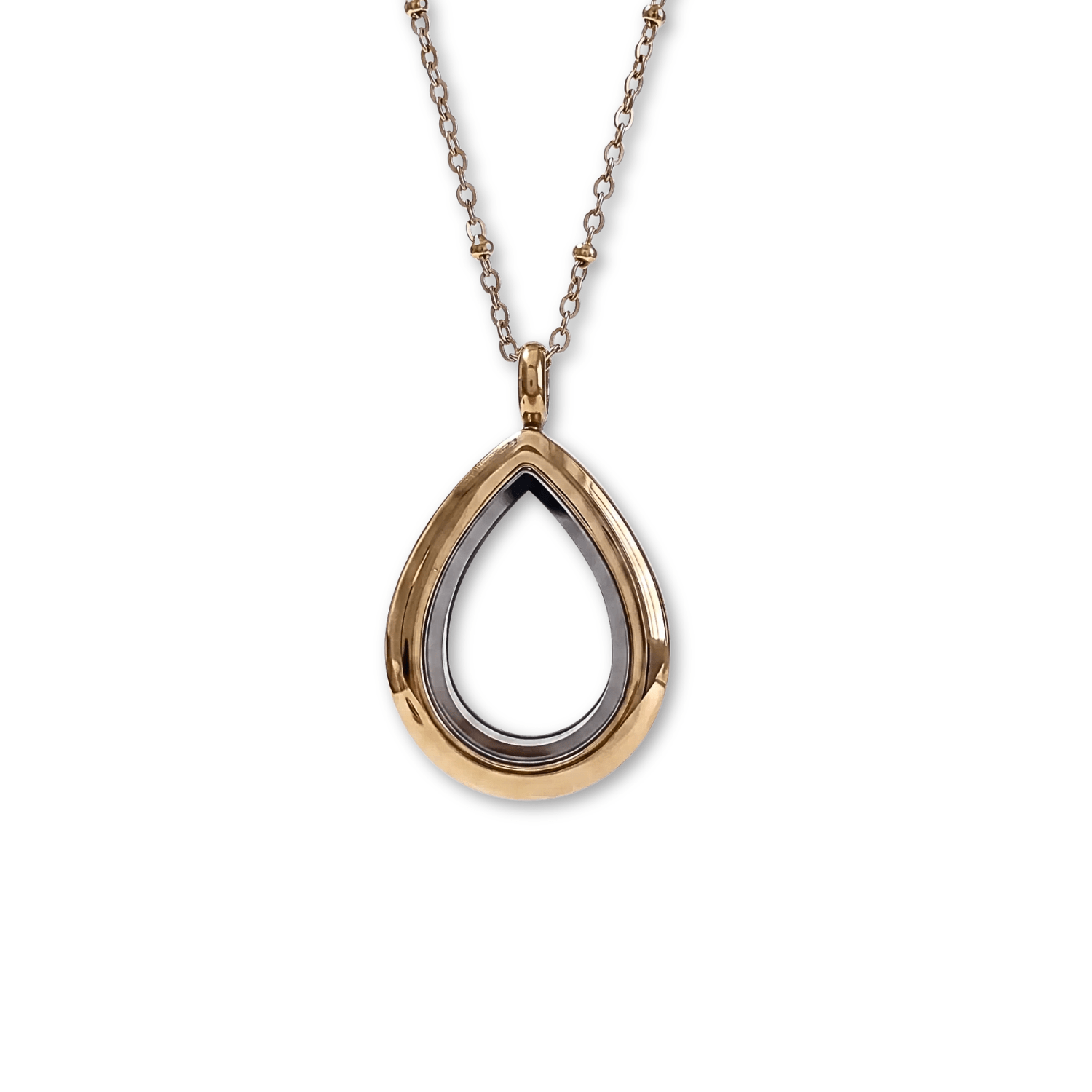 NEW! Petite Gold Teardrop Memory Locket - The Little Jewellery Company