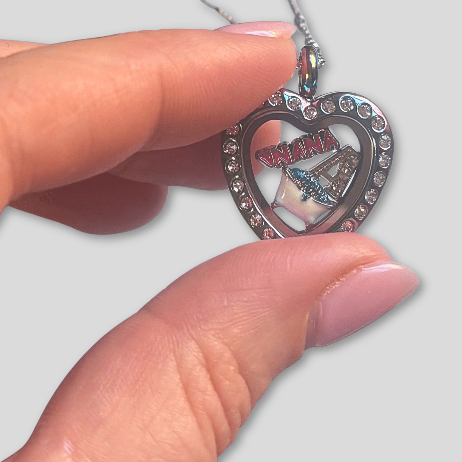 NEW! Petite Rainbow Heart Crystal Memory Locket - The Little Jewellery Company