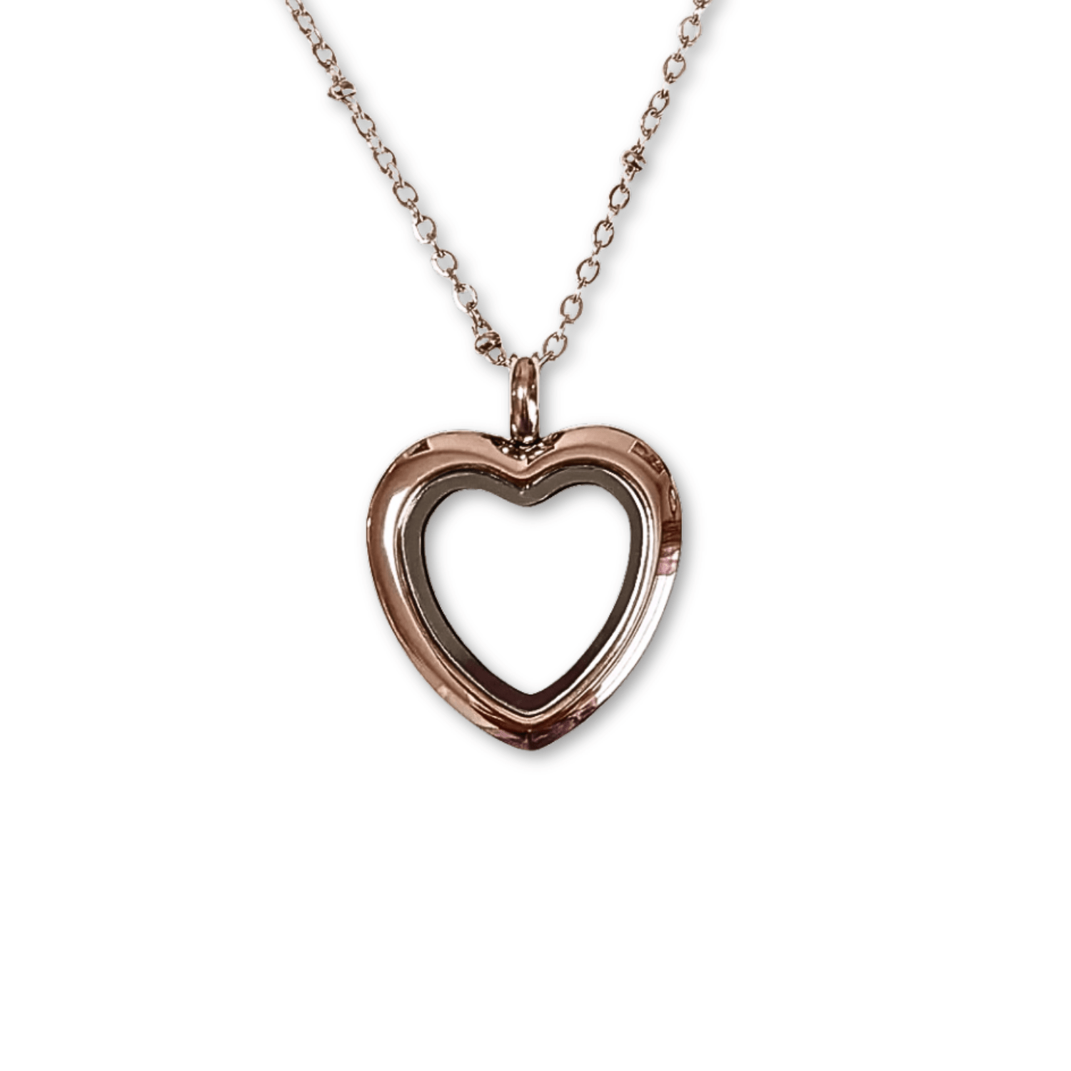 NEW! Petite Rose Gold Heart Memory Locket - The Little Jewellery Company