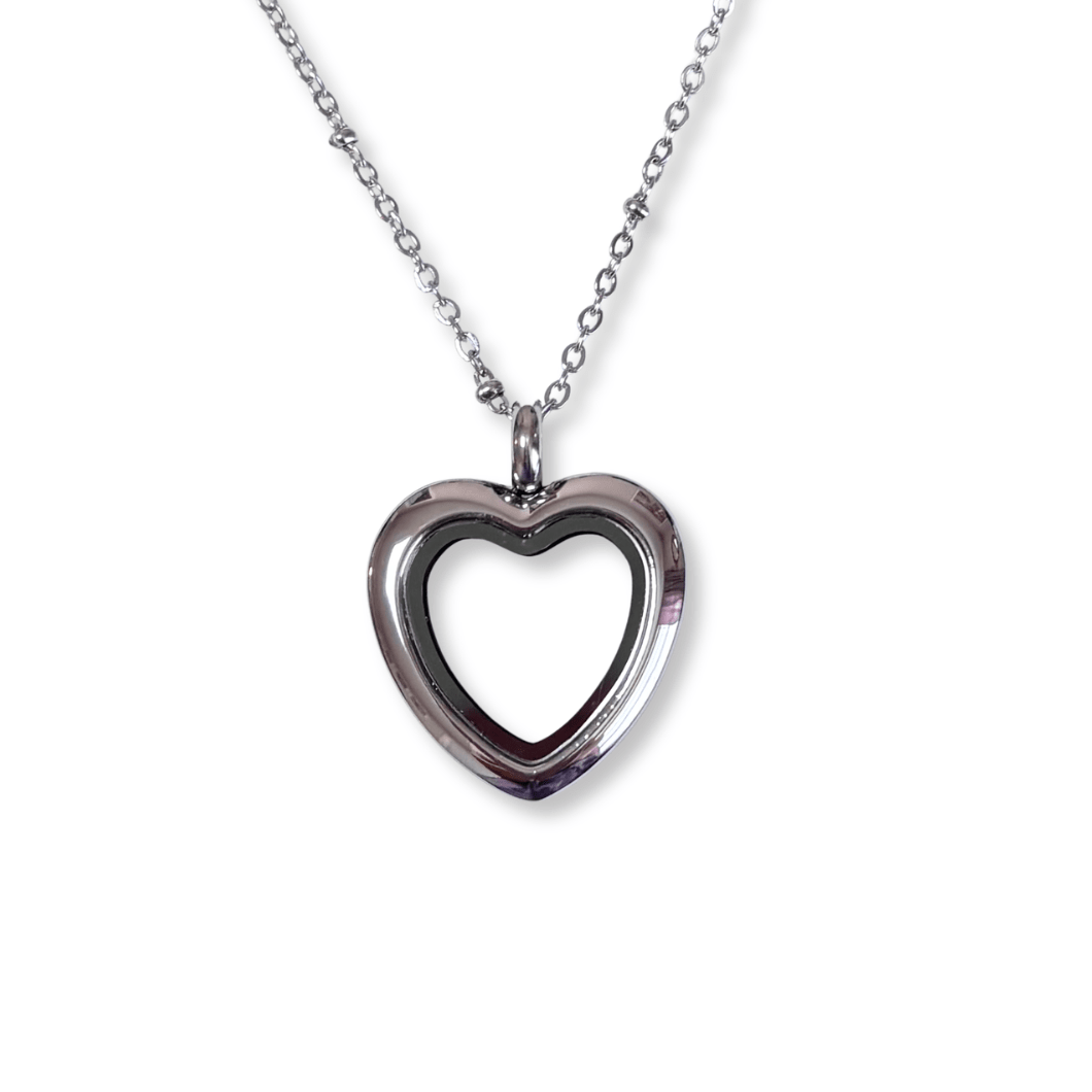 NEW! Petite Silver Heart Memory Locket - The Little Jewellery Company