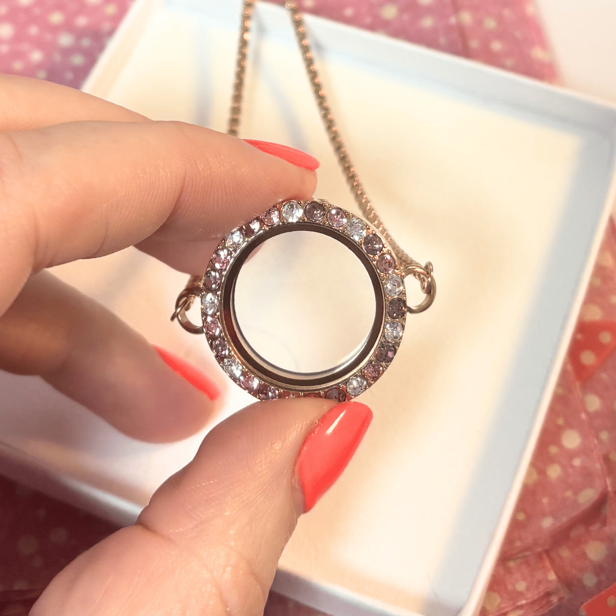 NEW! Rose Dawn Memory Locket Bracelet - Medium - The Little Jewellery Company