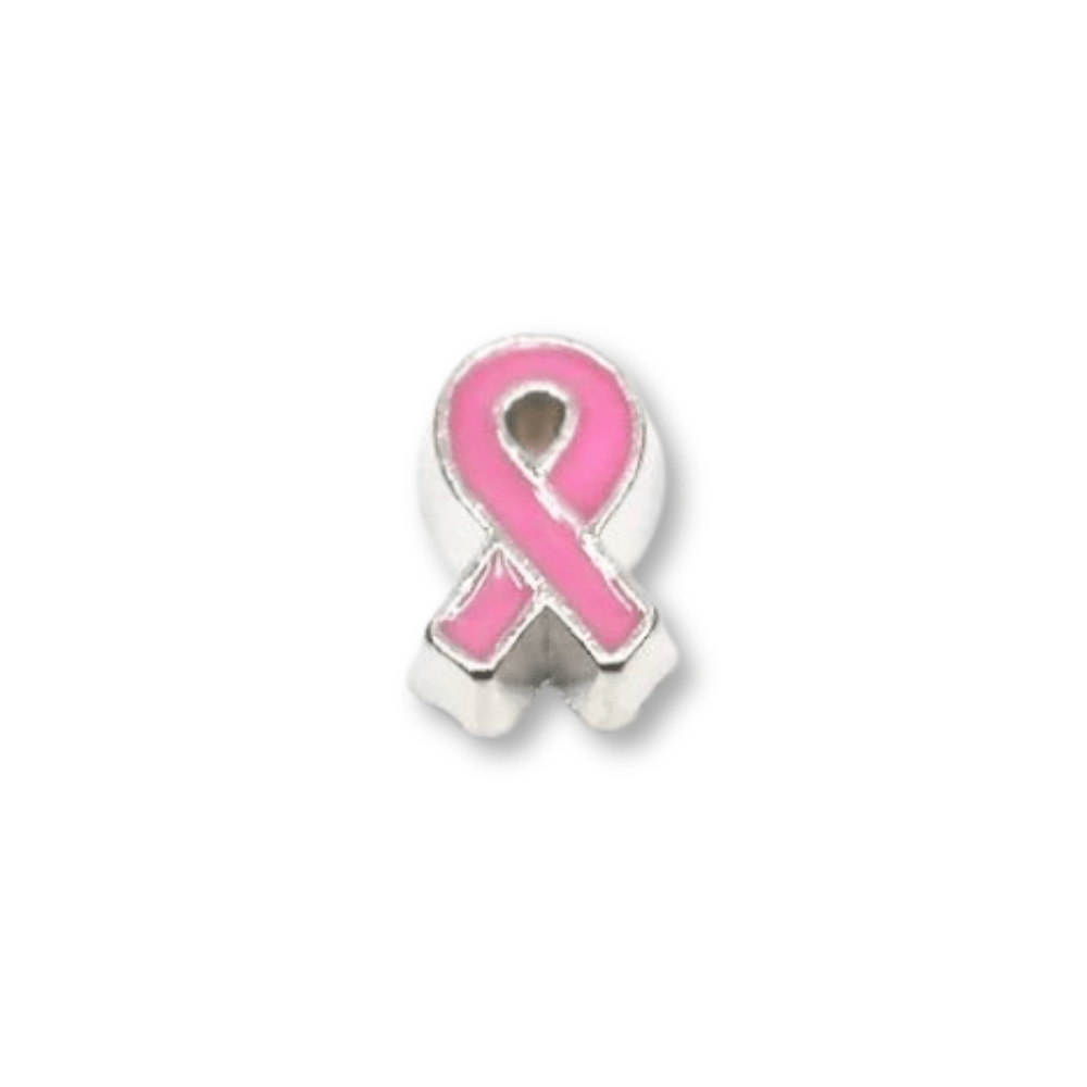 Pink Ribbon Memory Locket Charm - The Little Jewellery Company
