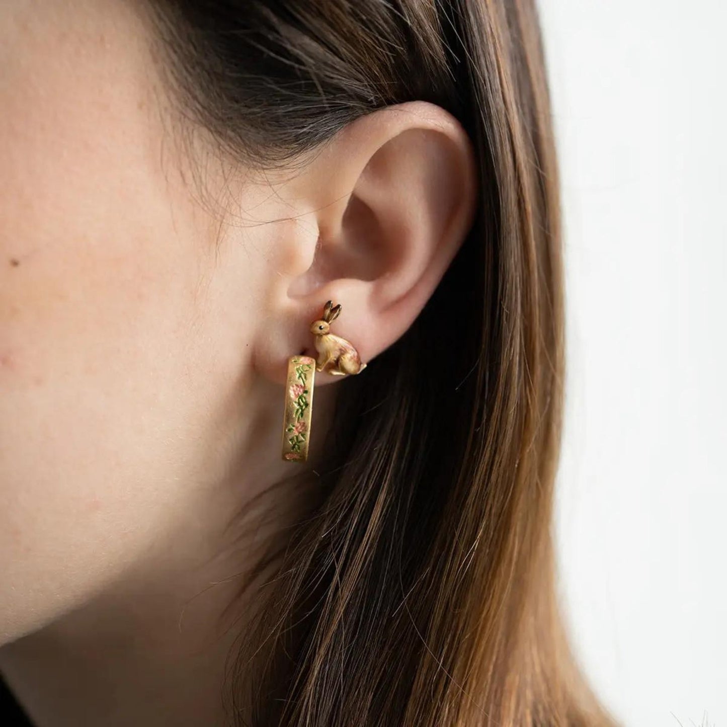 Rabbit Stud Earrings - The Little Jewellery Company