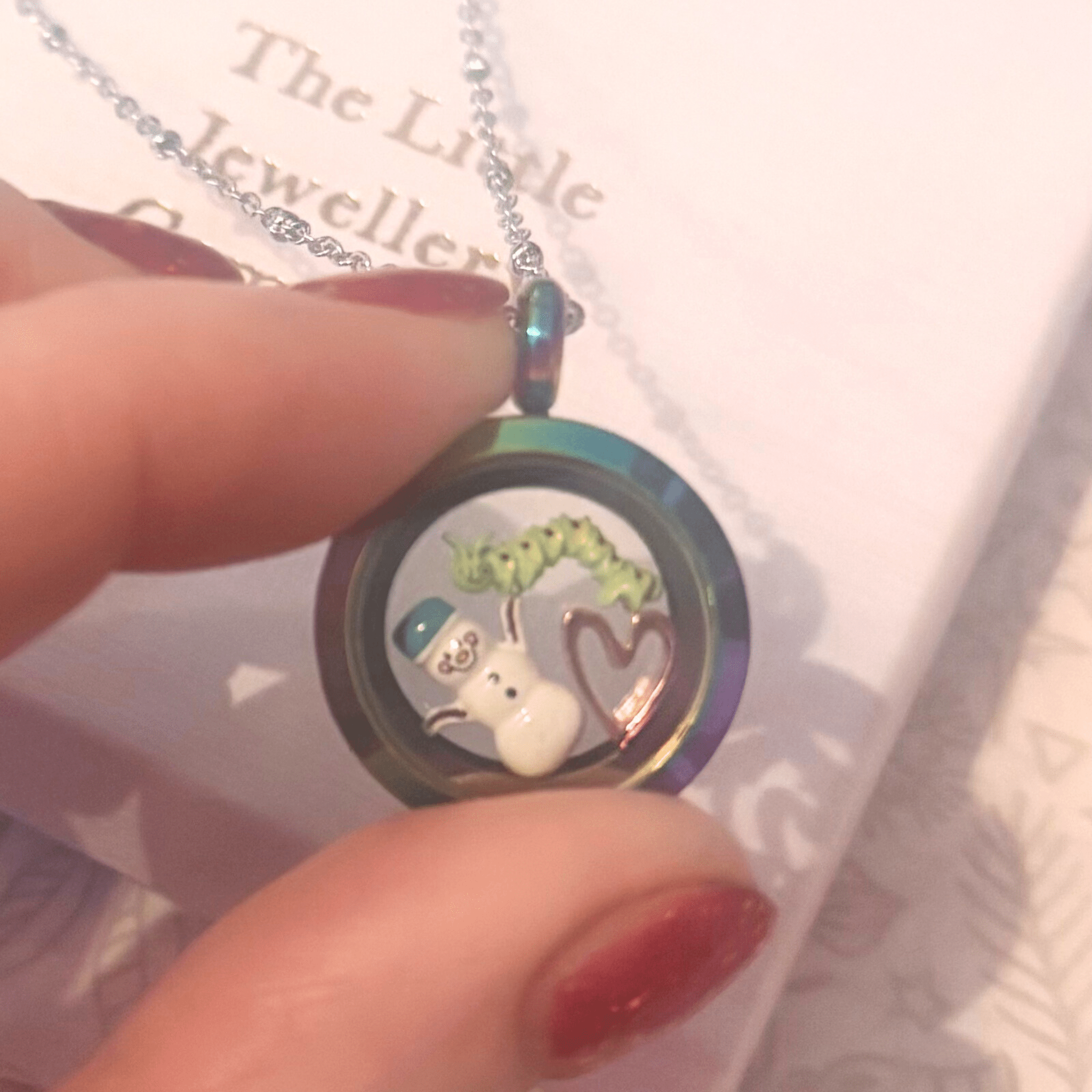 Rainbow Memory Locket – Small - The Little Jewellery Company