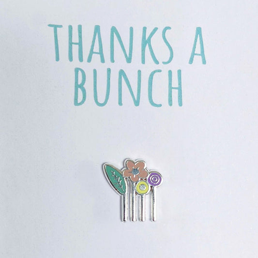 "Thanks a Bunch" Enamel Pin - The Little Jewellery Company