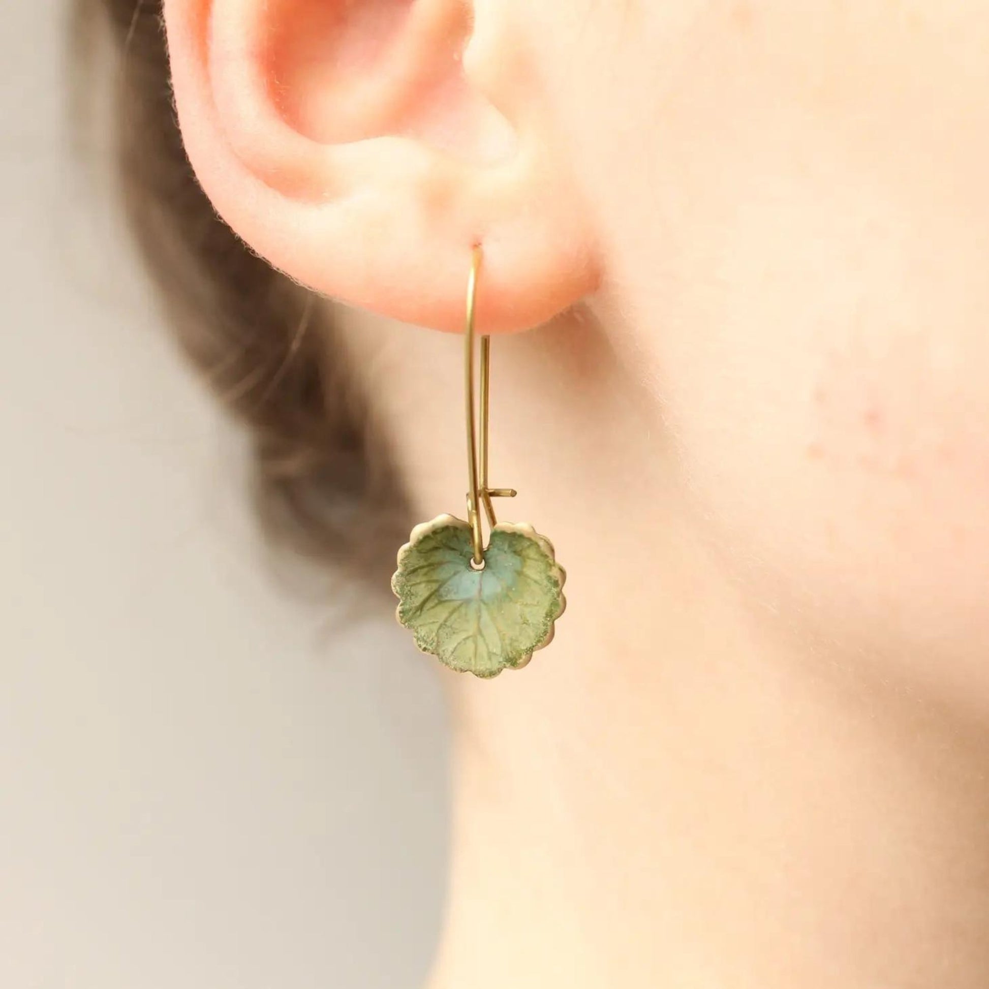 Willow Leaf Earrings - The Little Jewellery Company