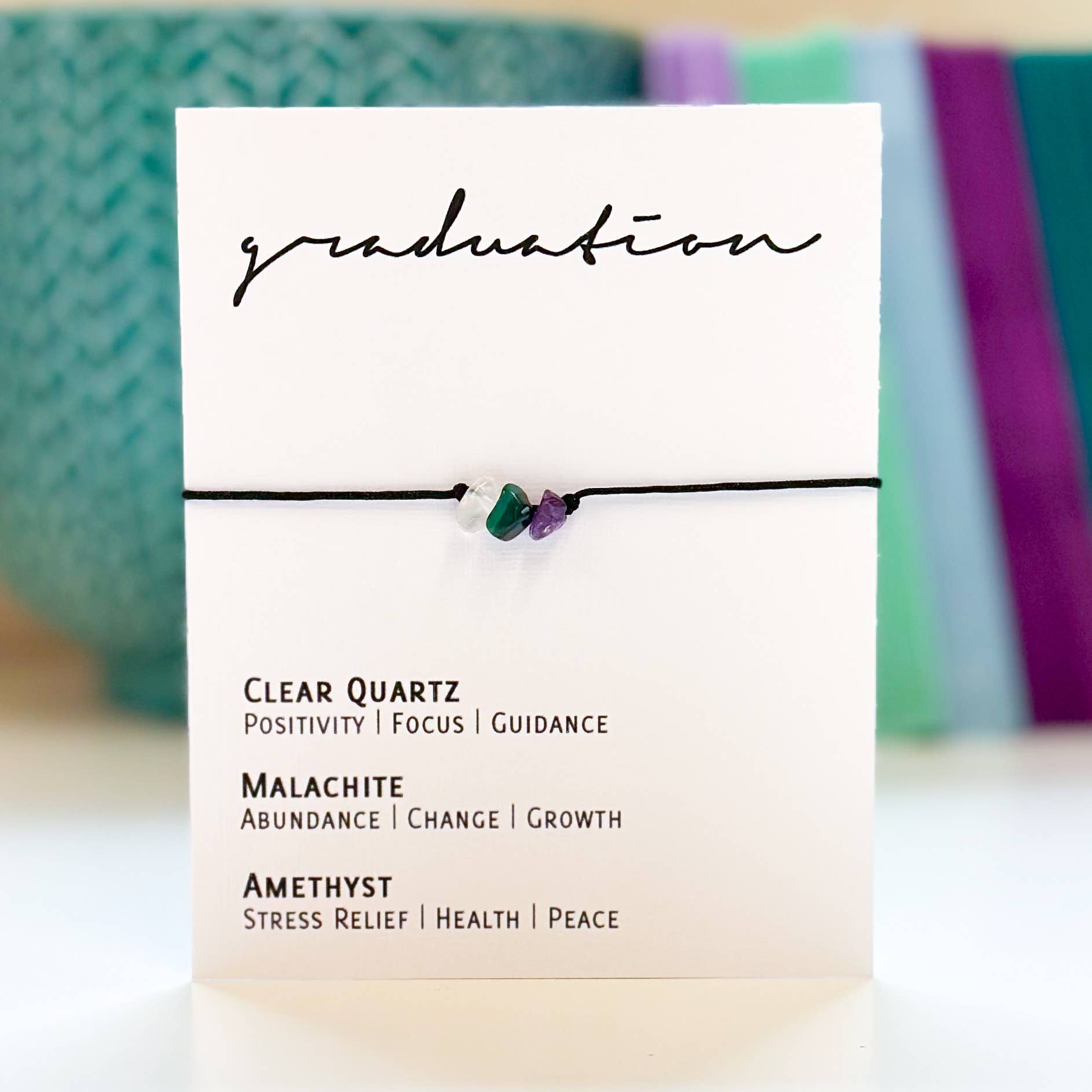Adjustable Crystal Bracelet - Graduation - The Little Jewellery Company