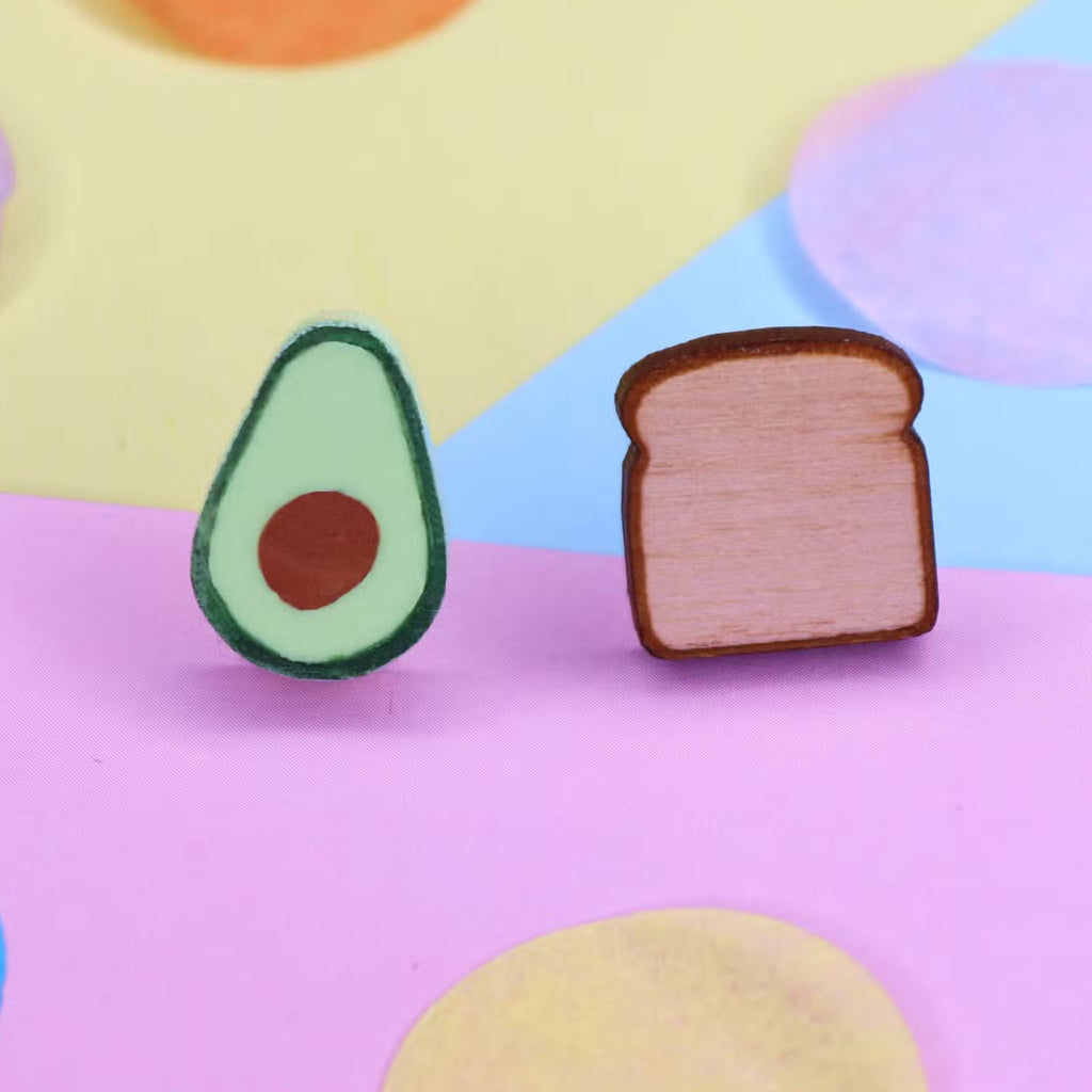 Avocado Toast Earrings - The Little Jewellery Company