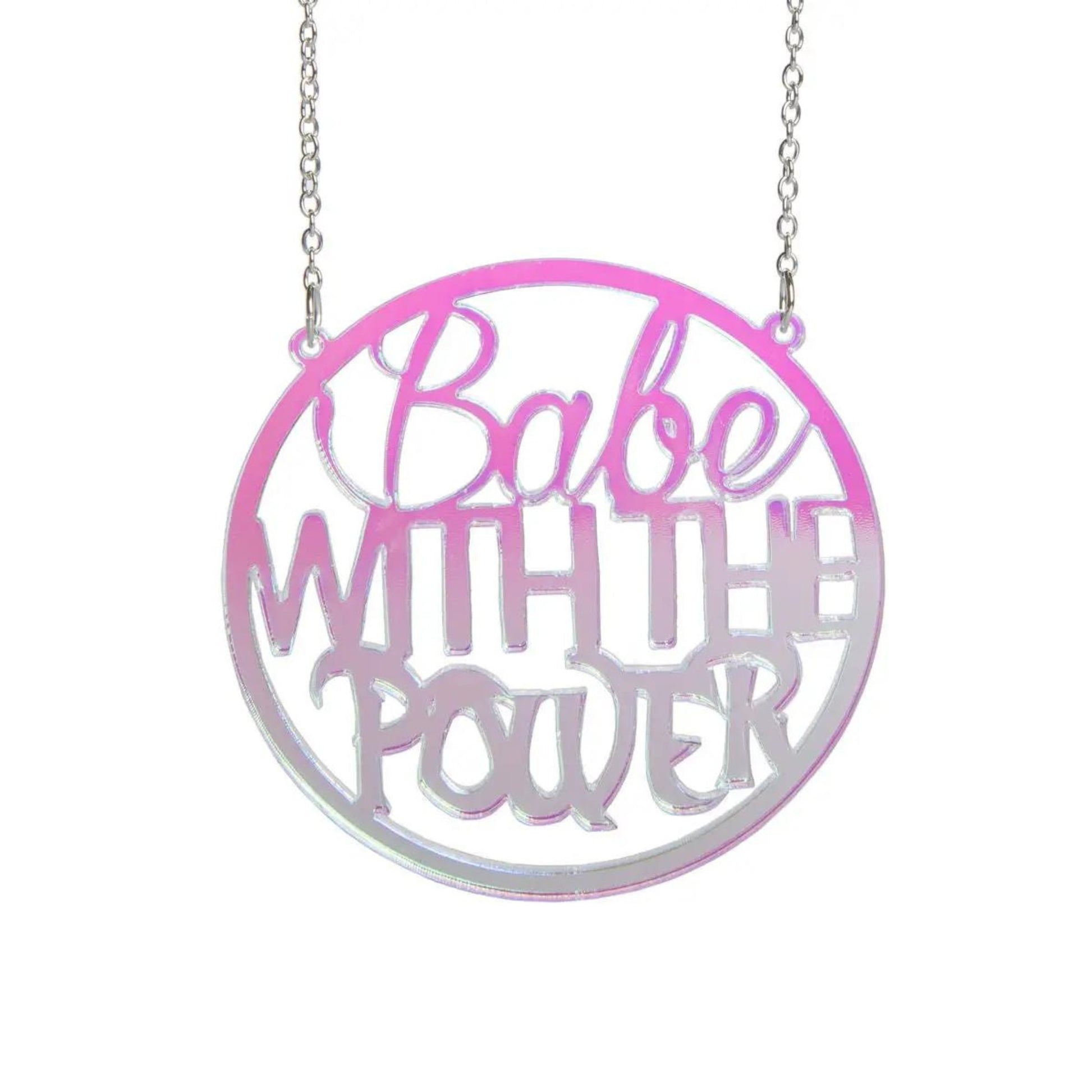 Babe With The Power Necklace - The Little Jewellery Company