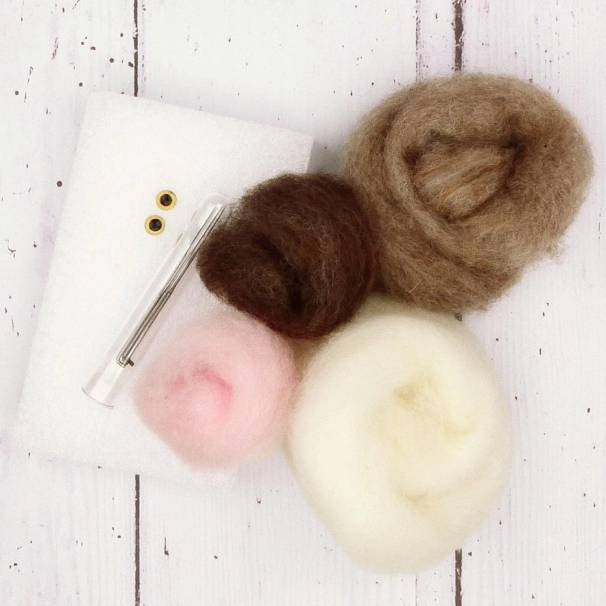 Baby Bunny Needle Felting Craft Kit - The Little Jewellery Company