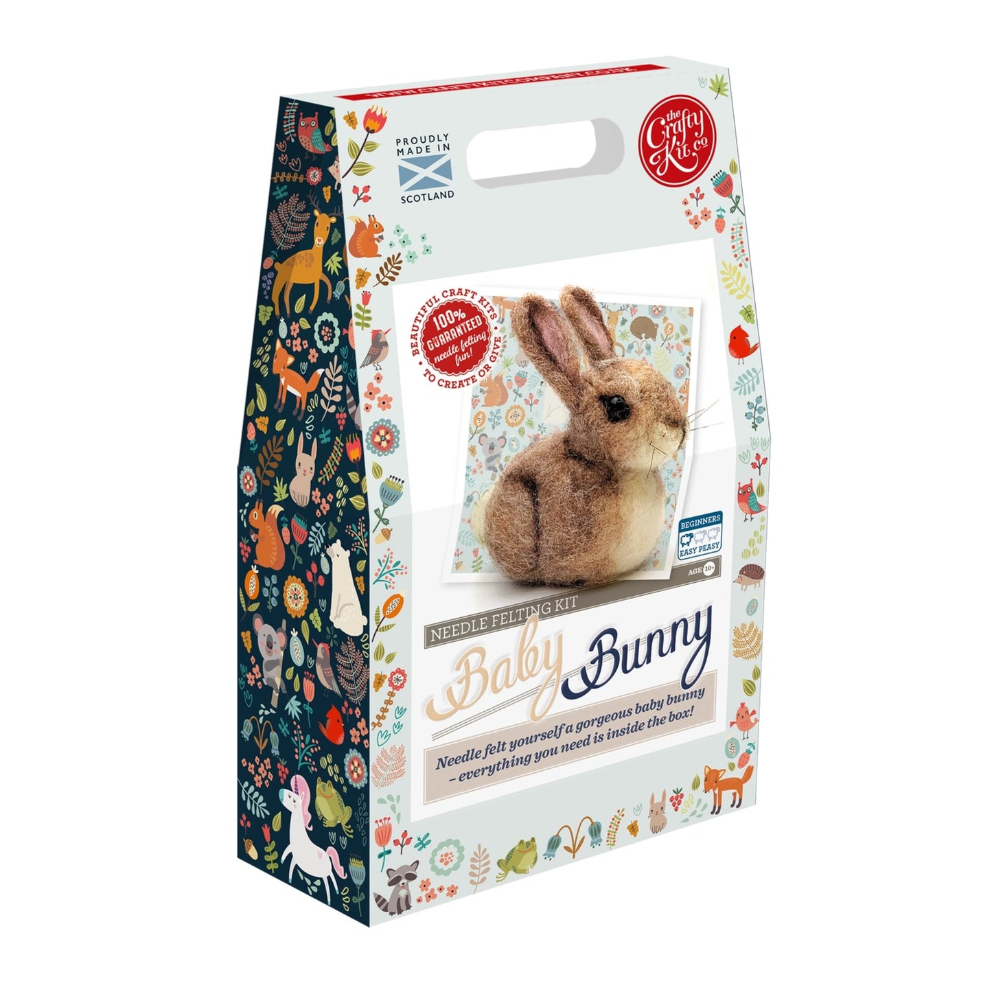 Baby Bunny Needle Felting Craft Kit - The Little Jewellery Company