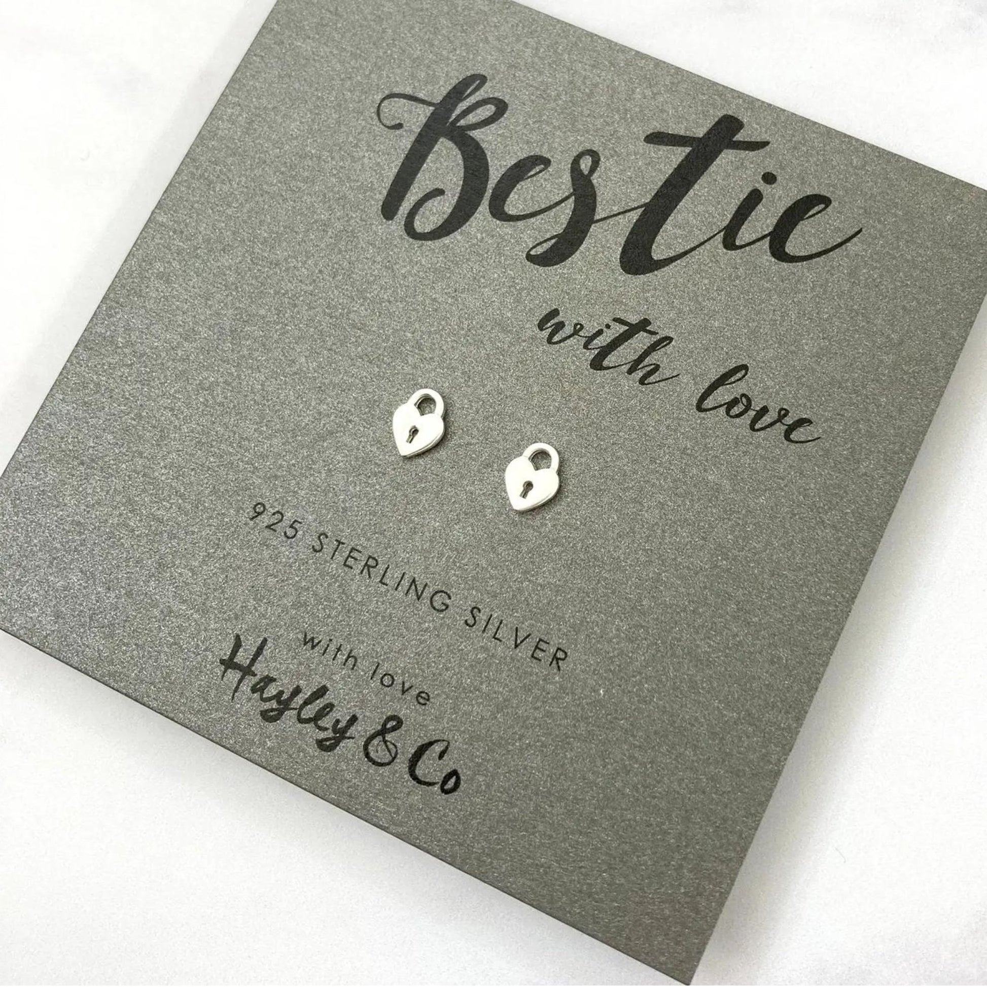 Best Friend Sterling Silver Earrings - The Little Jewellery Company