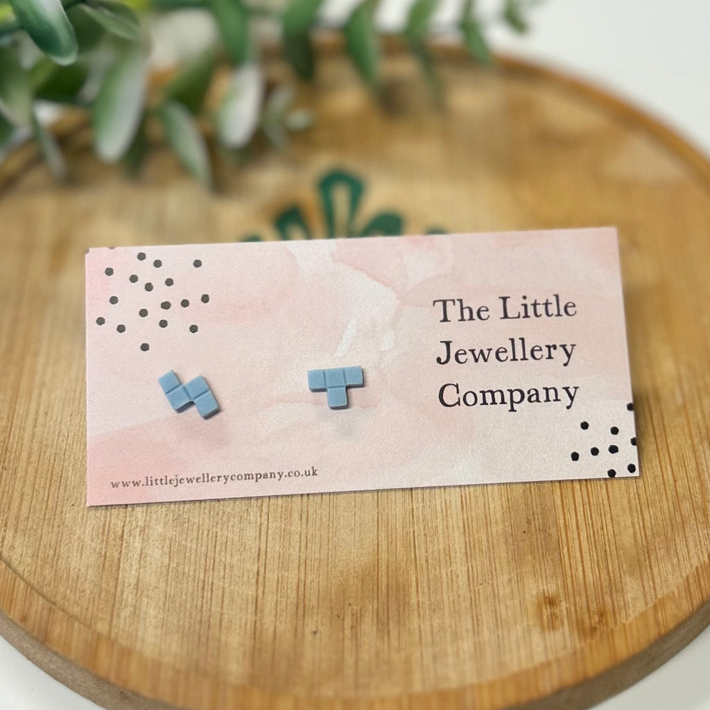 Block Game Studs - The Little Jewellery Company