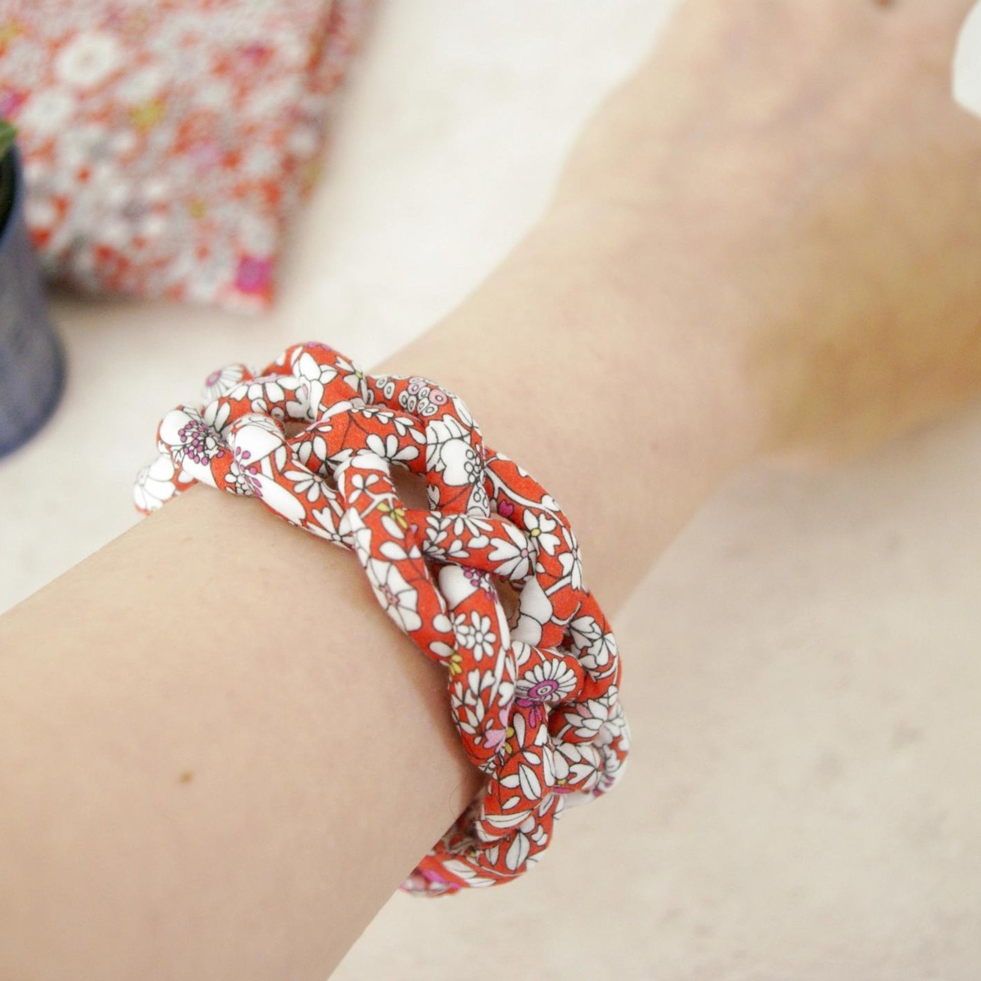 Braided Bangle - June's Meadow - The Little Jewellery Company