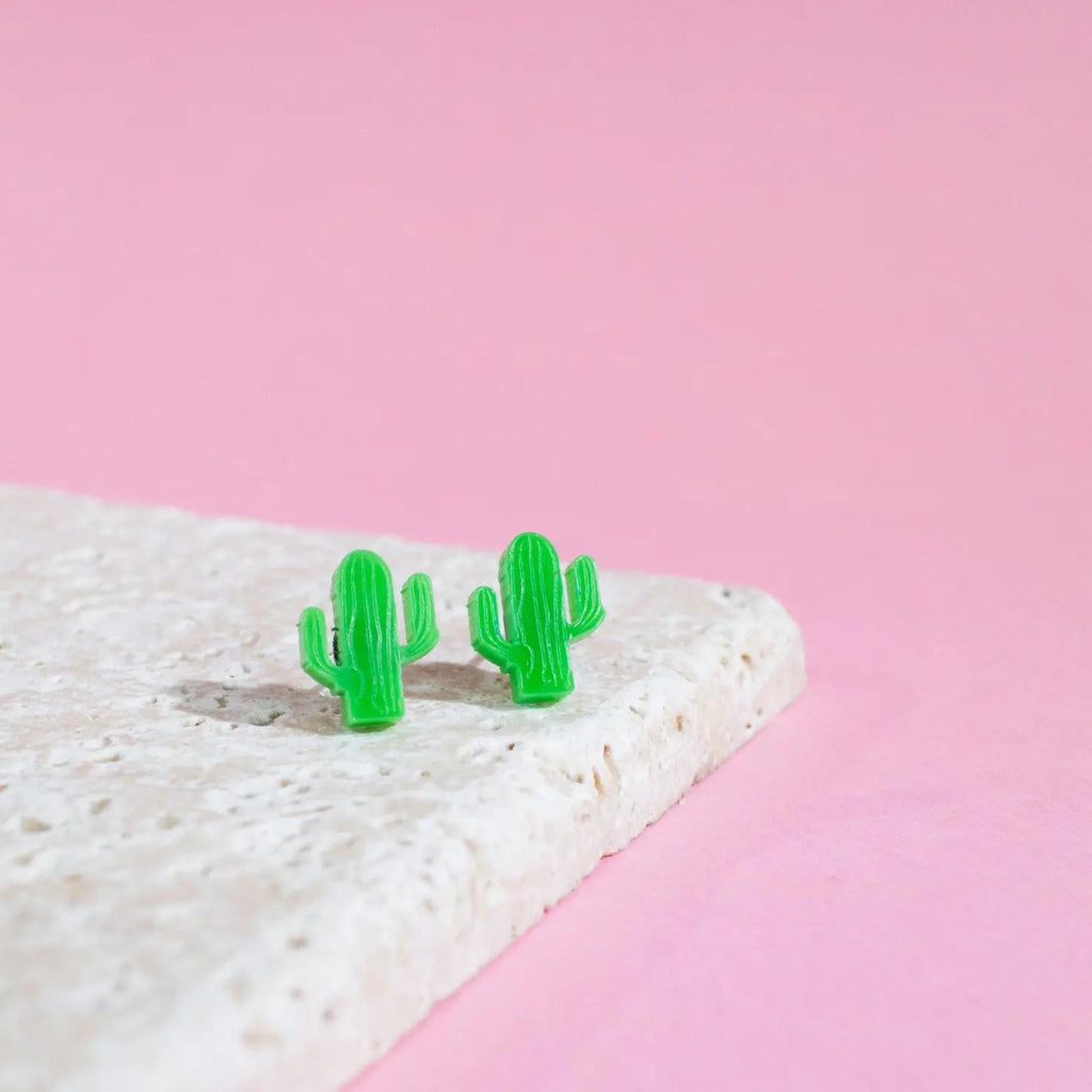 Cactus Earrings - The Little Jewellery Company