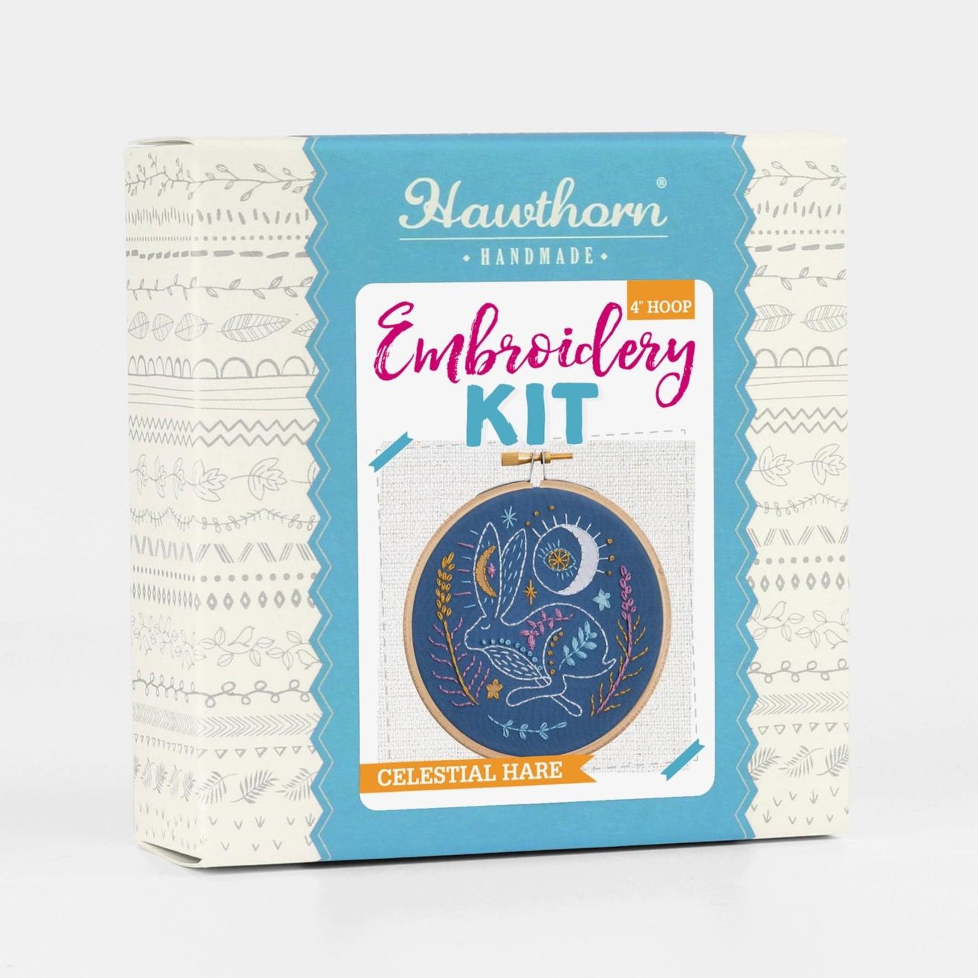 Celestial Hare Mini Embroidery Kit - The Little Jewellery Company