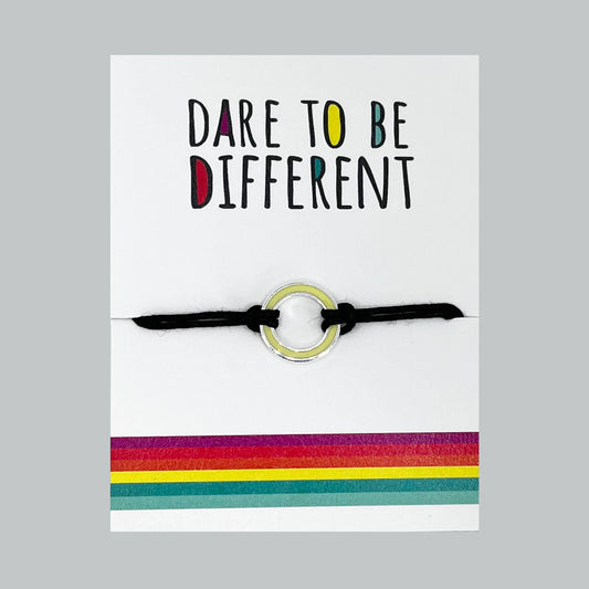 'Dare to be Different' String Bracelet. - The Little Jewellery Company