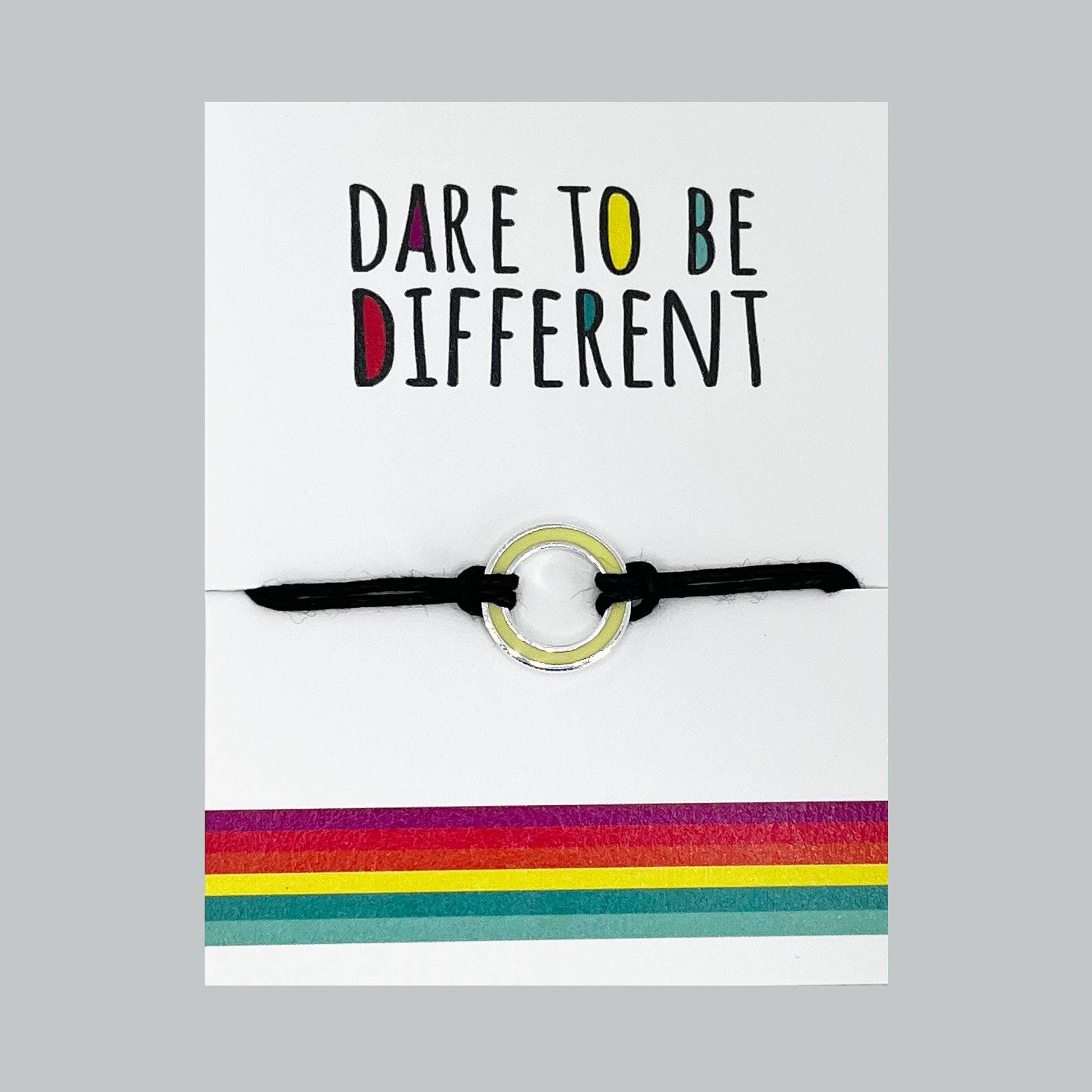 'Dare to be Different' String Bracelet. - The Little Jewellery Company