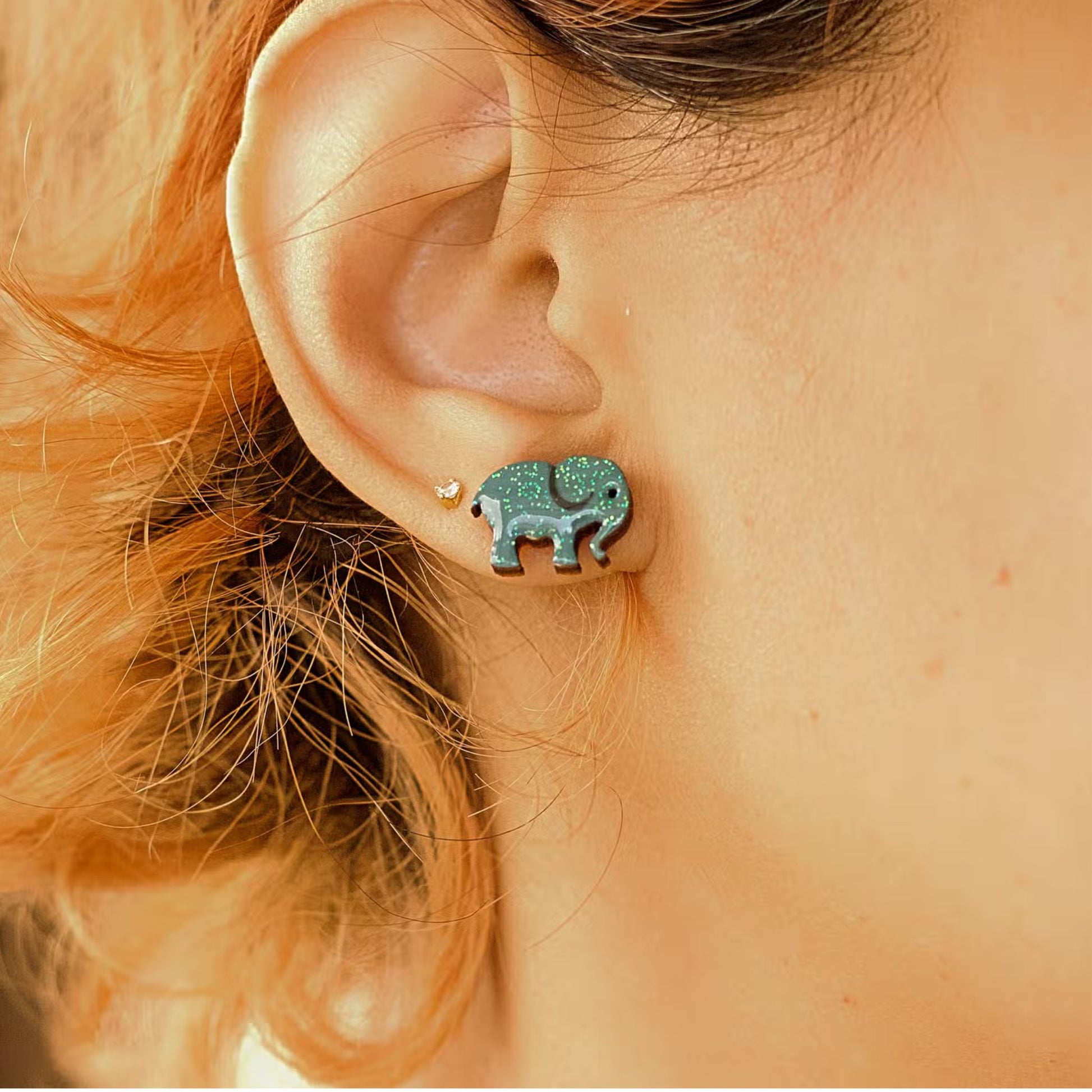Elephant Stud Earrings - The Little Jewellery Company