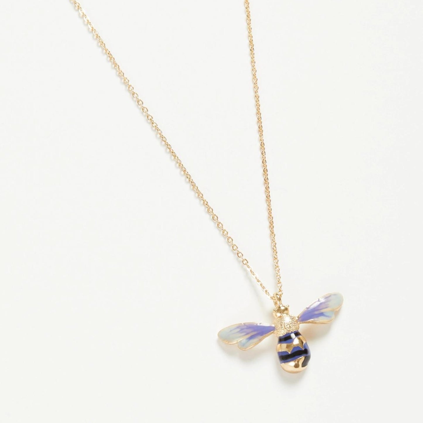 Enamel Bee Long Necklace - The Little Jewellery Company