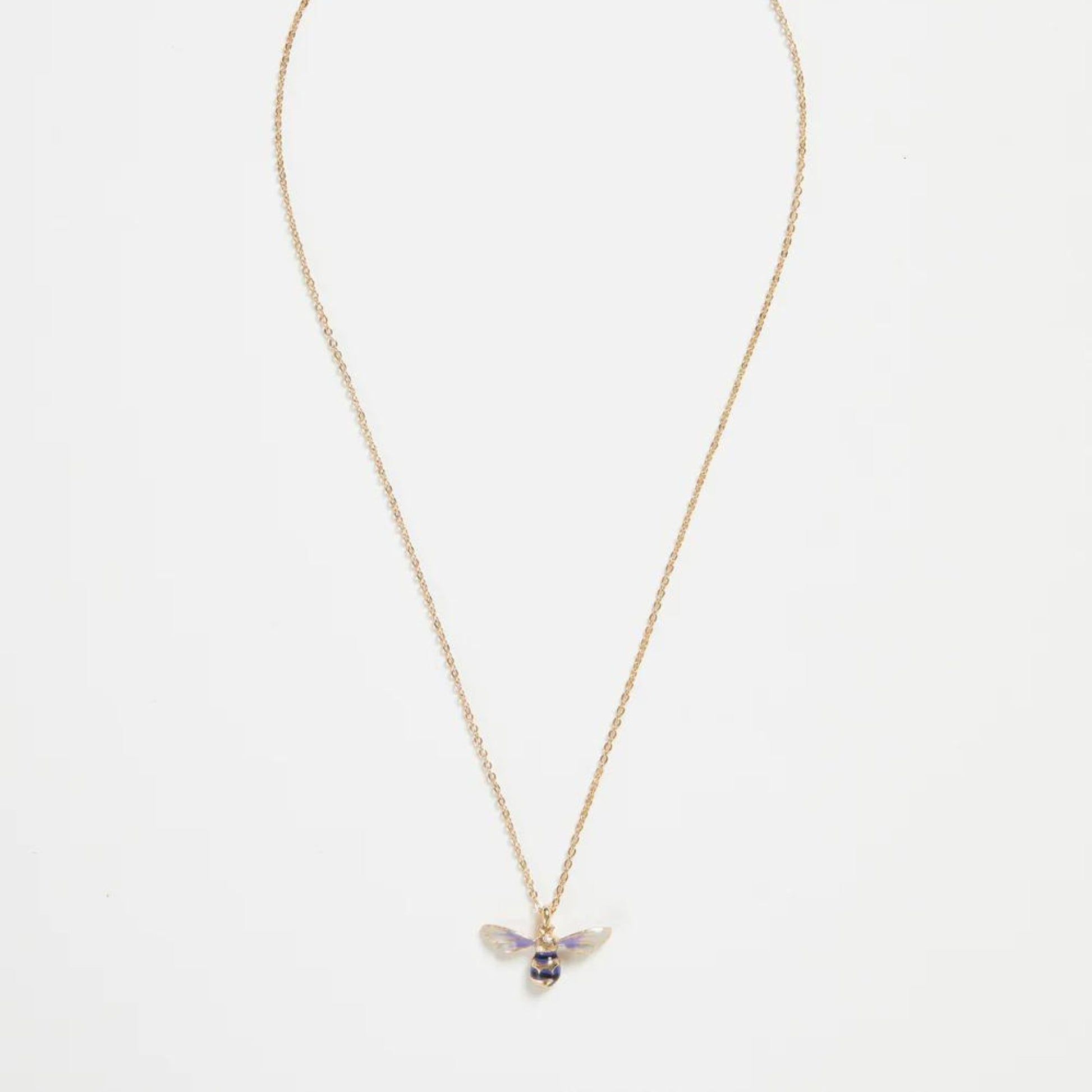 Enamel Bee Necklace - The Little Jewellery Company