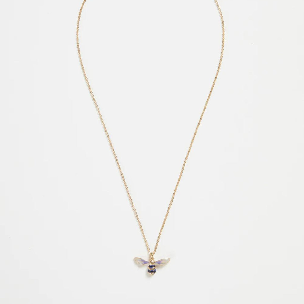 Enamel Bee Necklace - The Little Jewellery Company