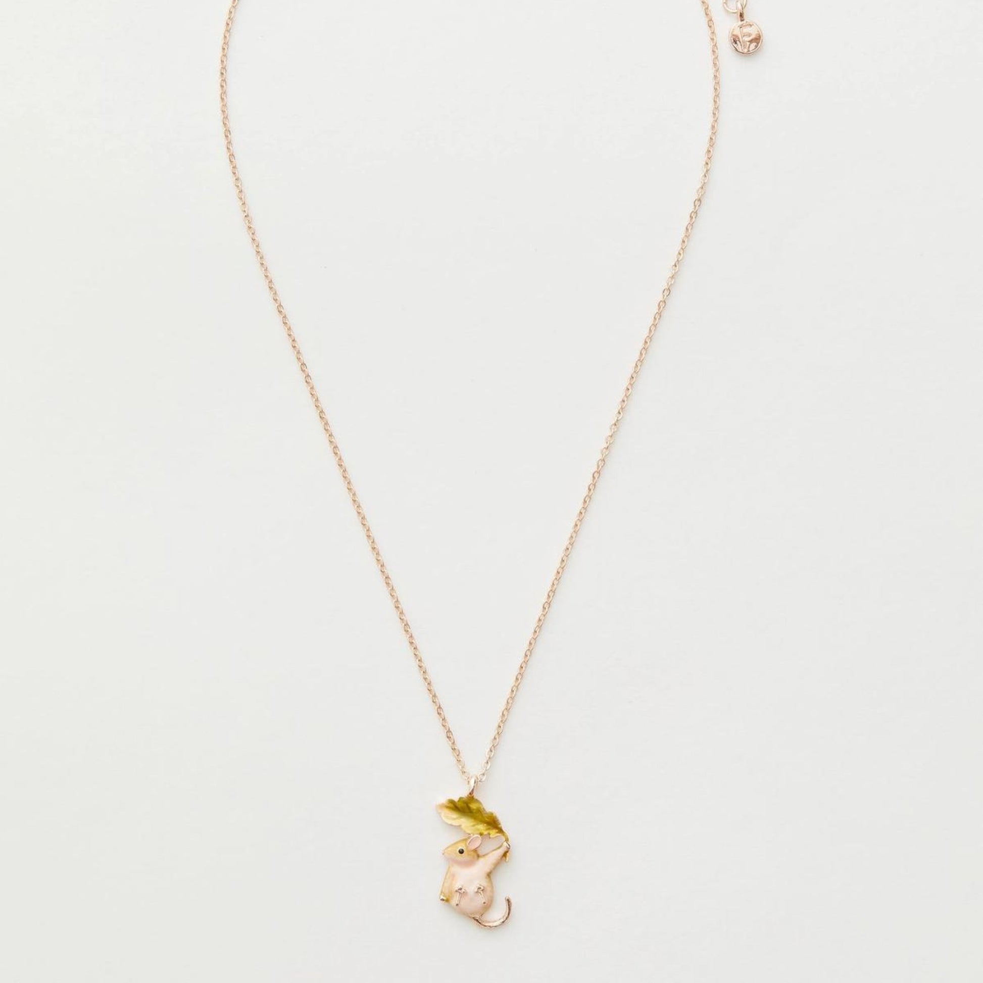Enamel Dormouse Necklace - The Little Jewellery Company