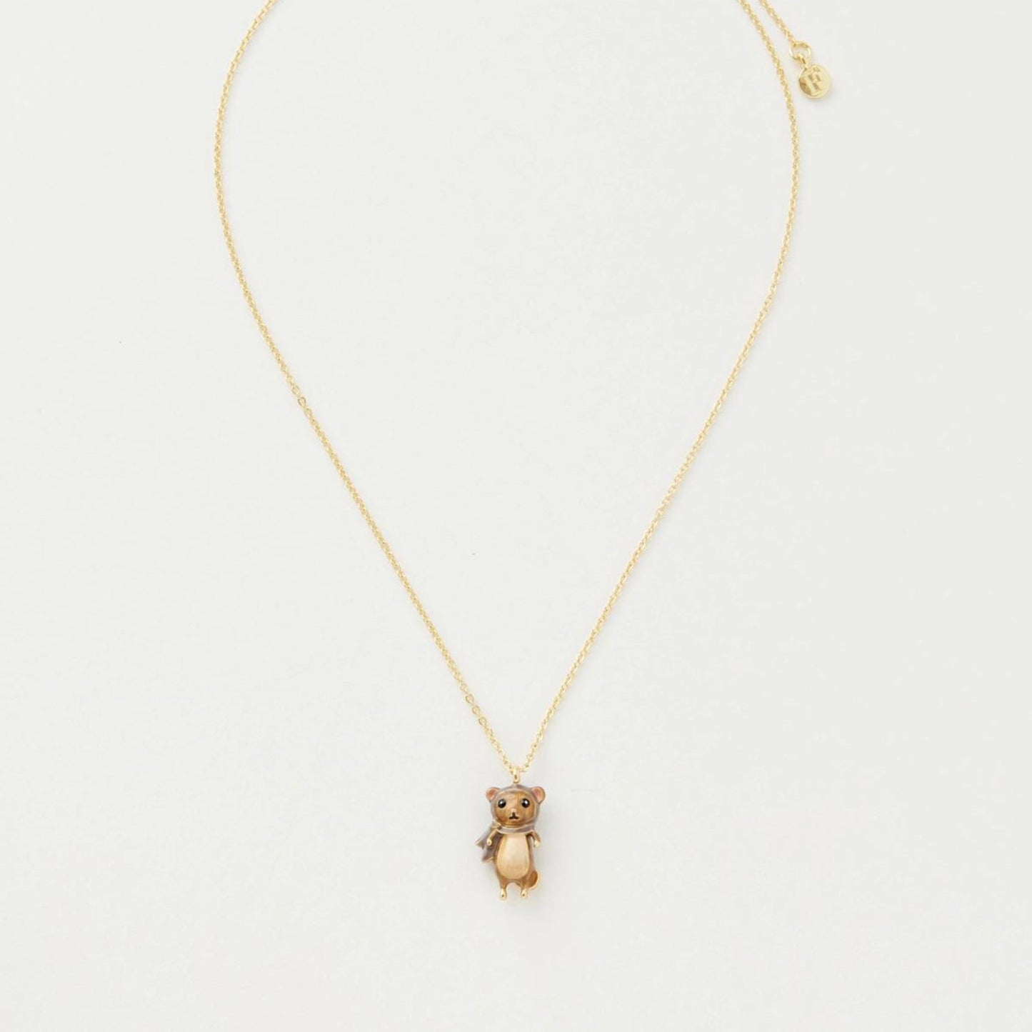 Enamel Ralph Mouse Necklace - The Little Jewellery Company