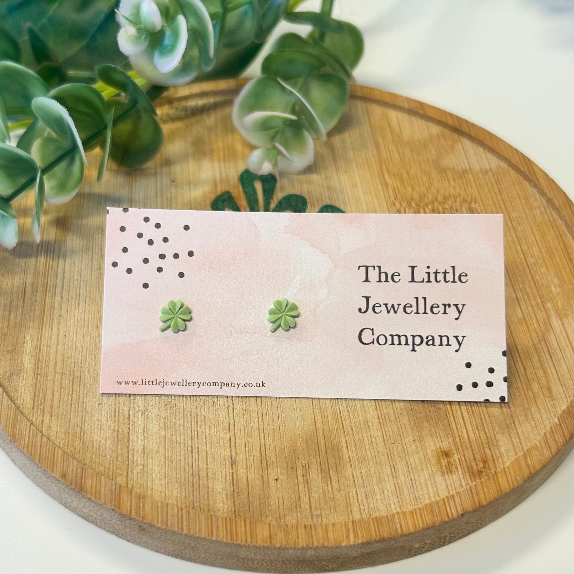 Four Leaf Clover Studs - The Little Jewellery Company