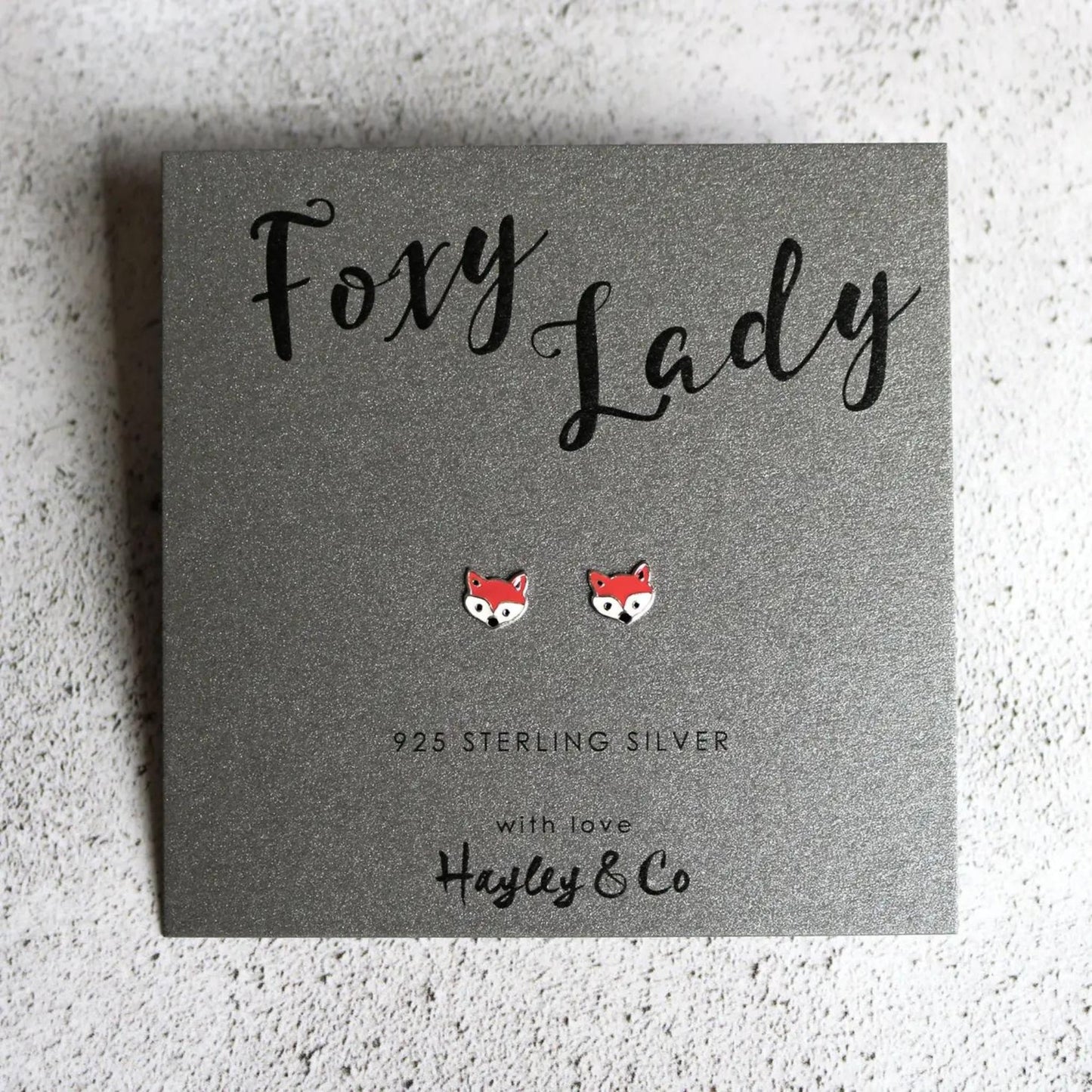 Foxy Lady Sterling Silver Earrings - The Little Jewellery Company