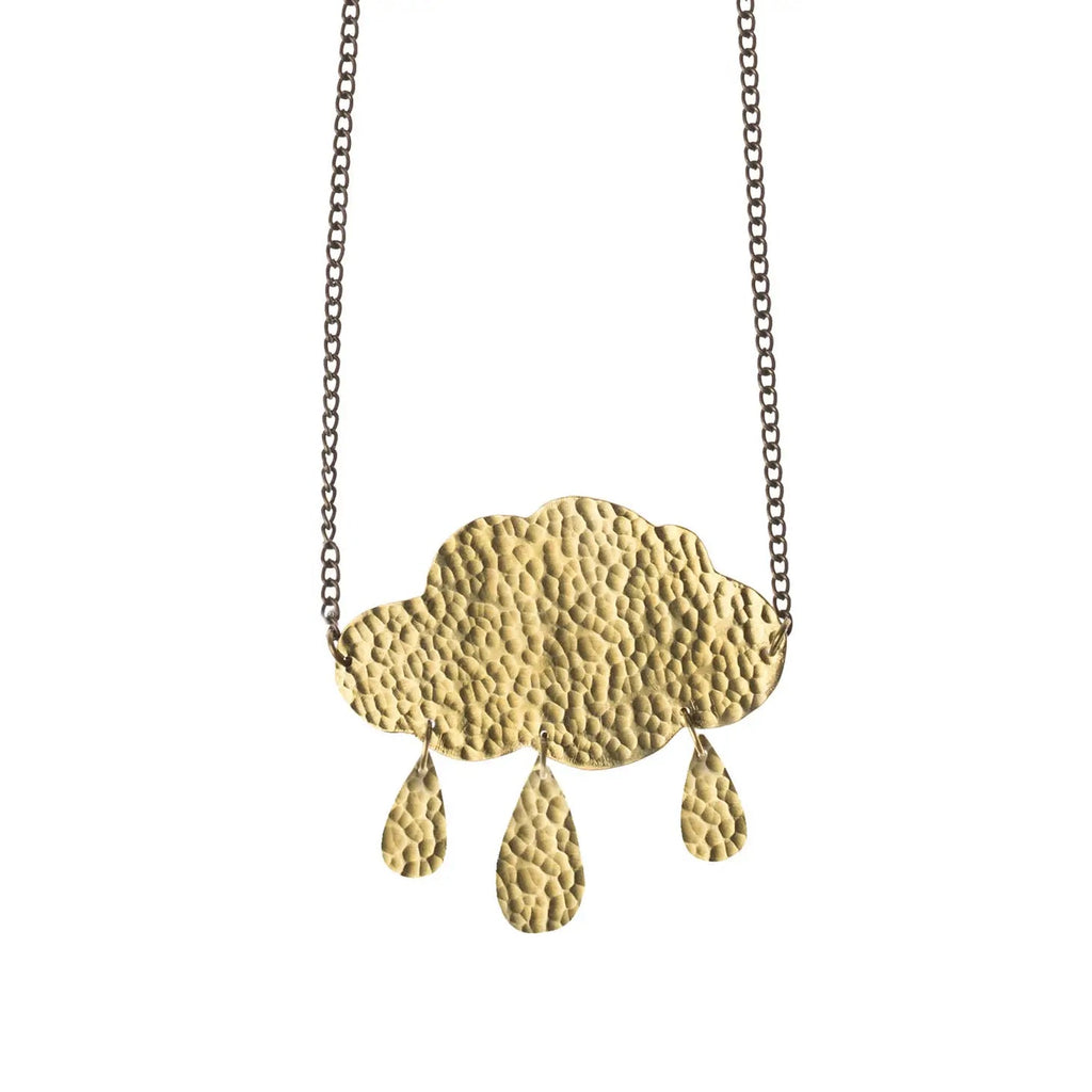 Hammered Cloud Necklace - The Little Jewellery Company