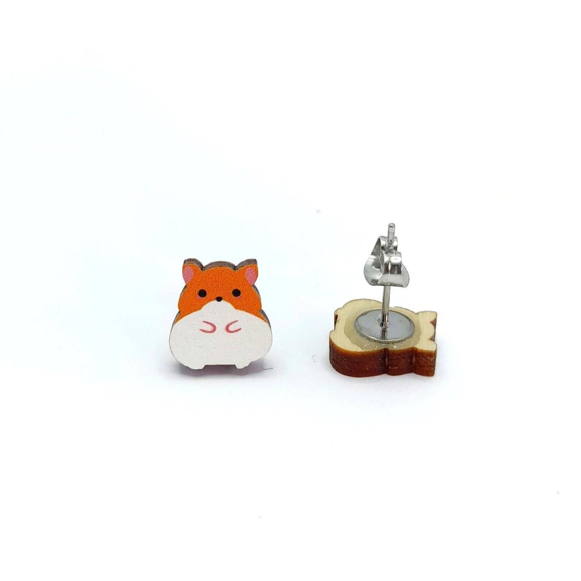 Hamster Studs - The Little Jewellery Company
