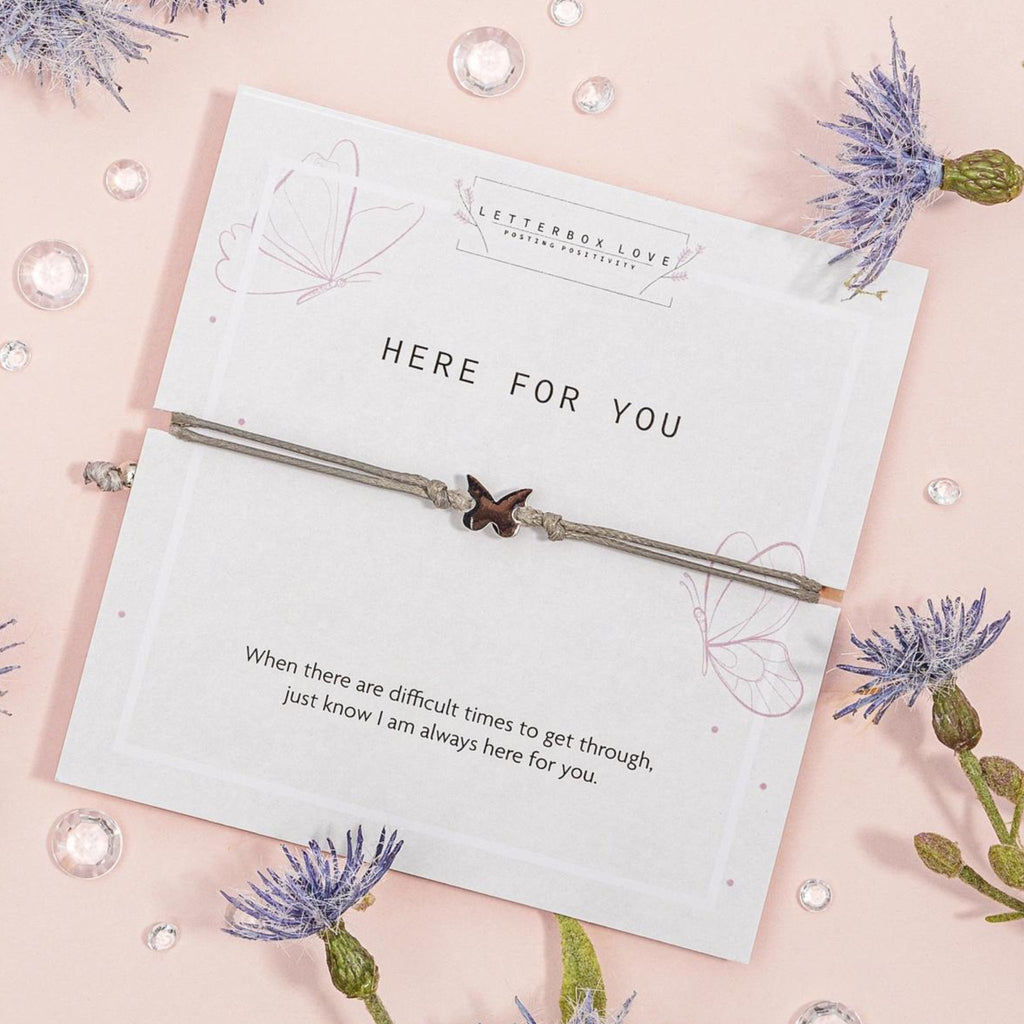 Here For You Wish Bracelet - The Little Jewellery Company