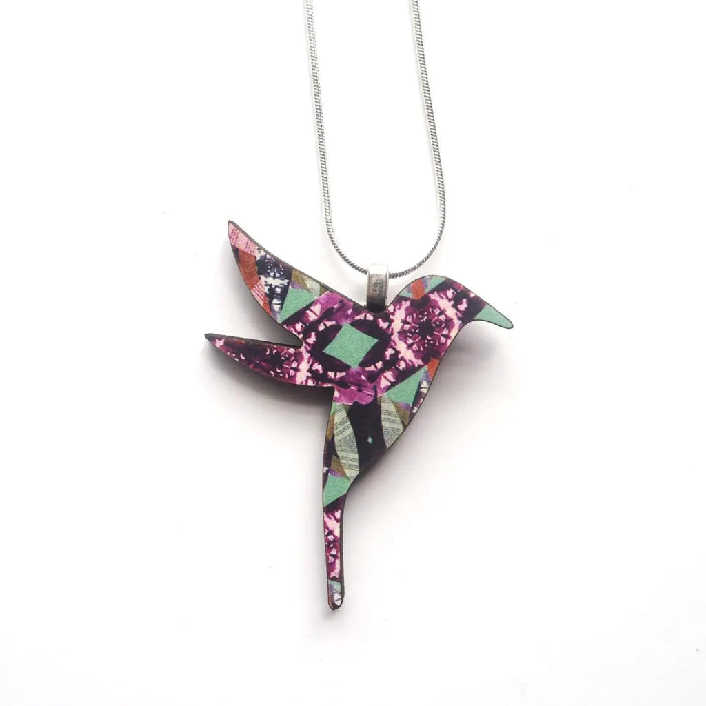 Hummingbird Pendant Necklace - The Little Jewellery Company