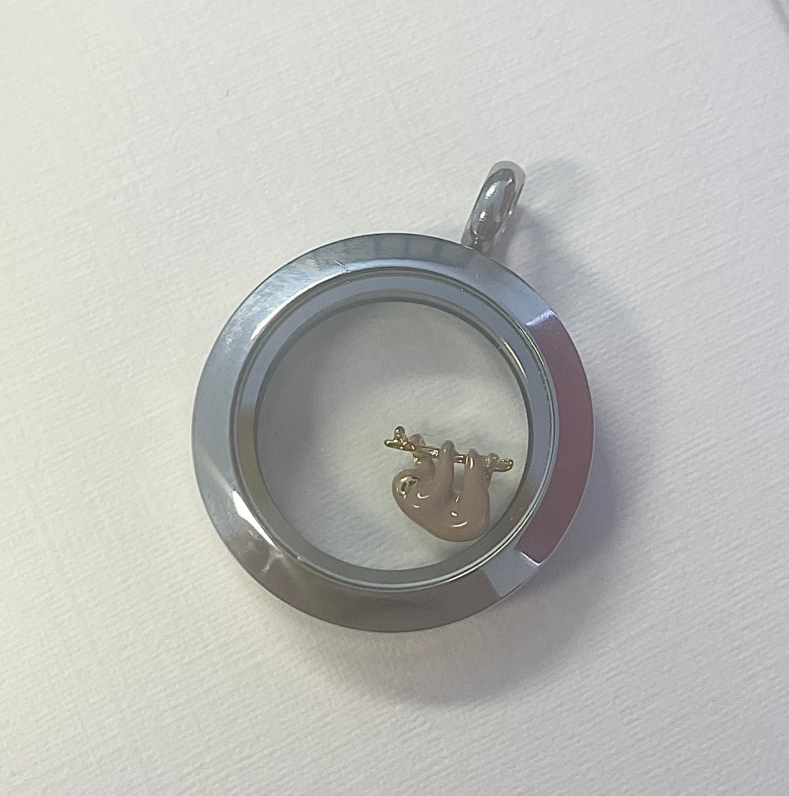 Memory Locket Charm - Sloth