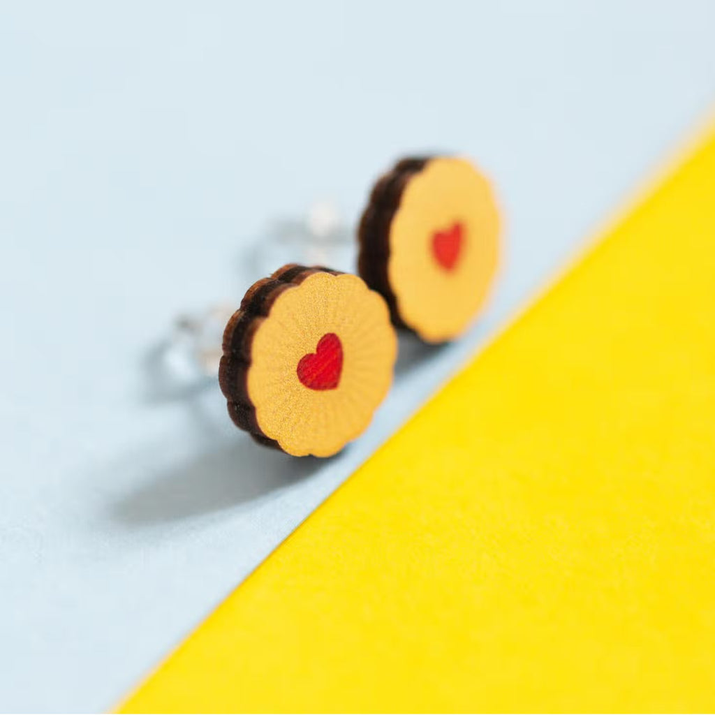 Jammy D’s - Eco-Friendly Wooden Studs - The Little Jewellery Company