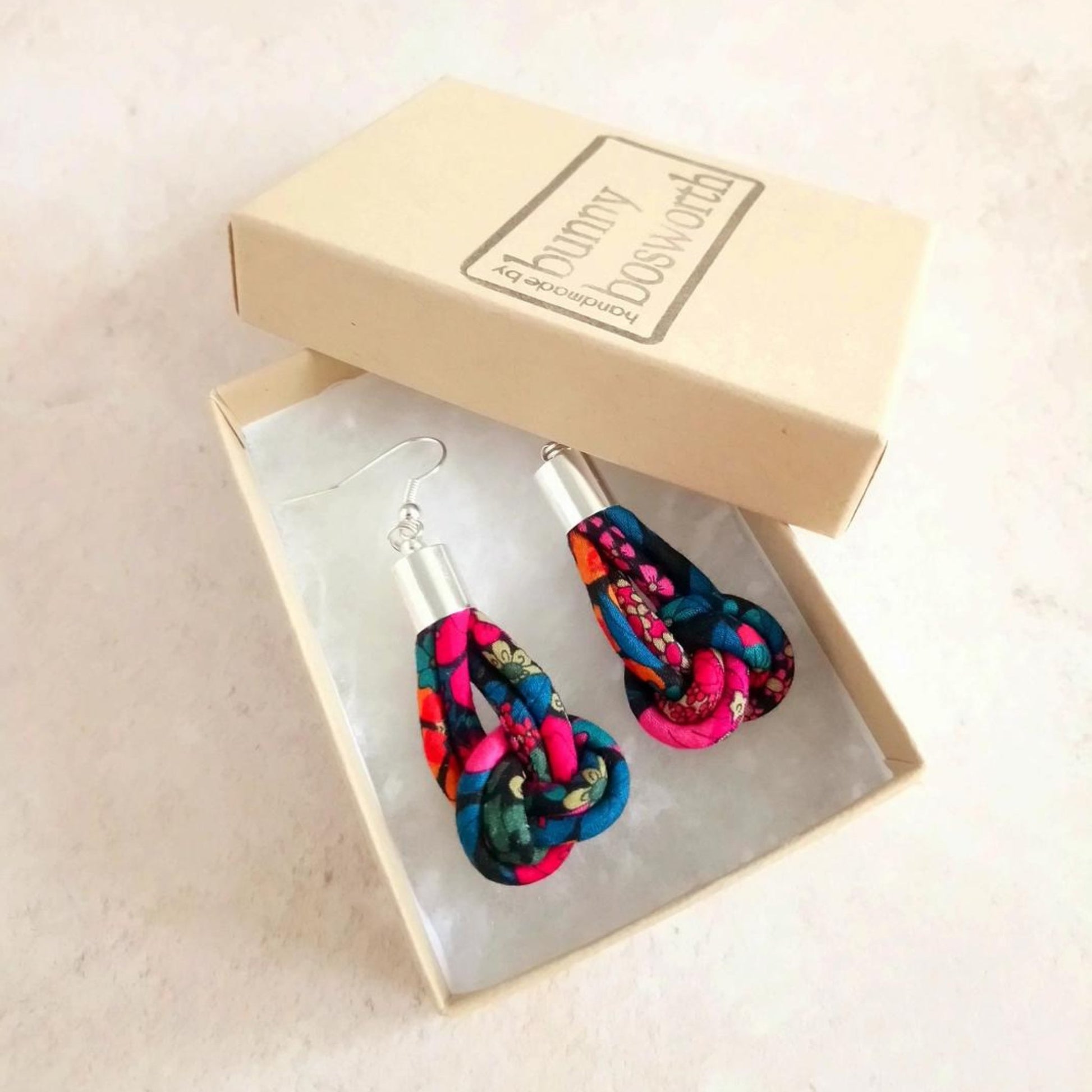 Knot Drop Earrings - Ciara - The Little Jewellery Company