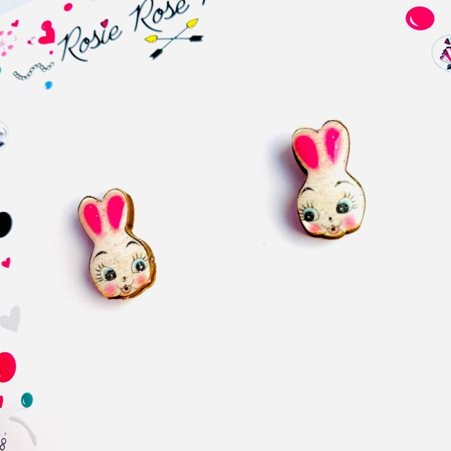 Little Cute Bunny Studs - The Little Jewellery Company