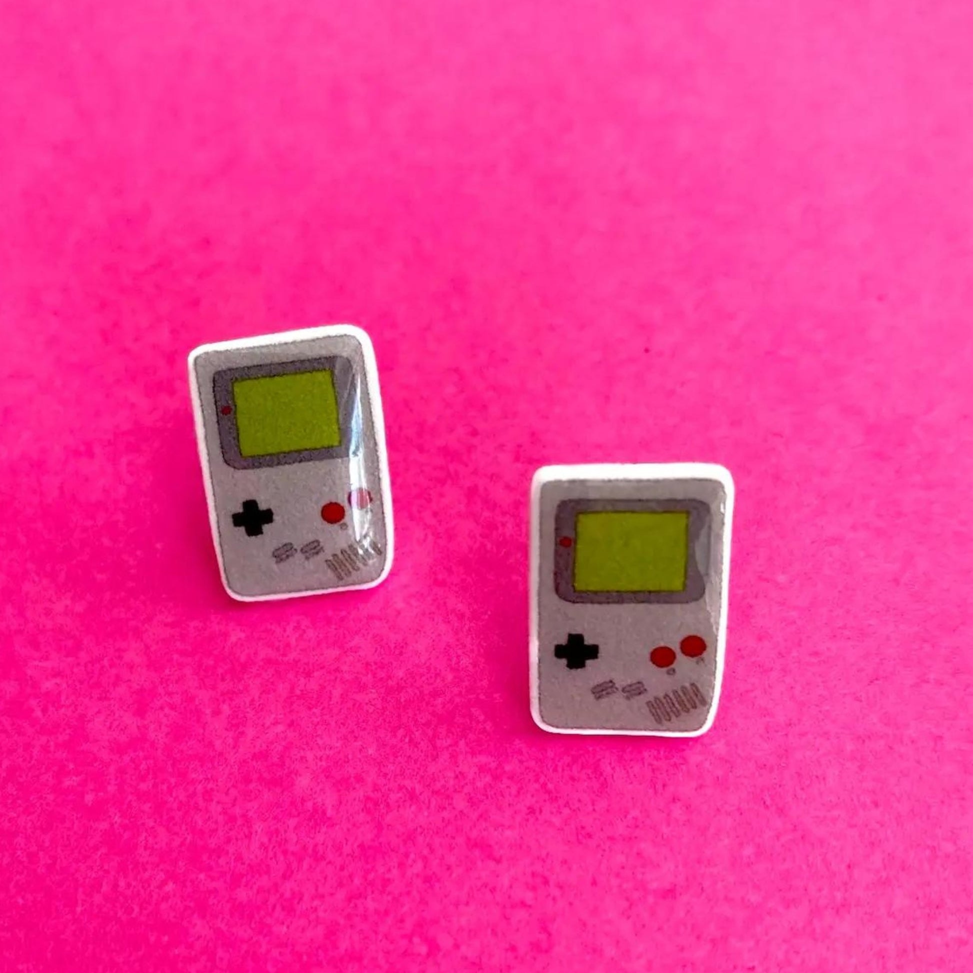 Little Retro Game Boy Earrings - The Little Jewellery Company